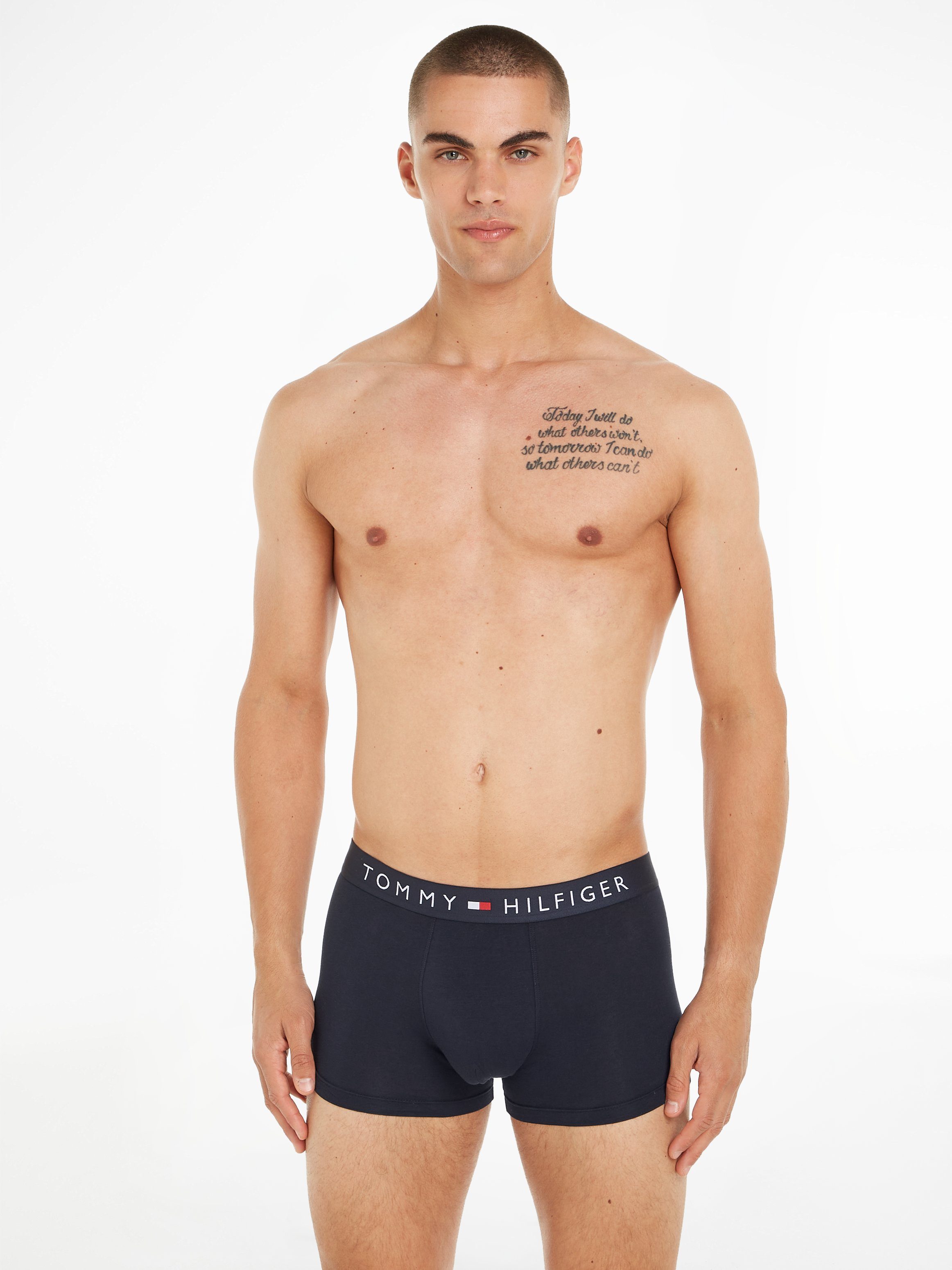 Tommy Hilfiger Underwear Trunk 3P TRUNK WB met logoband (3 stuks)