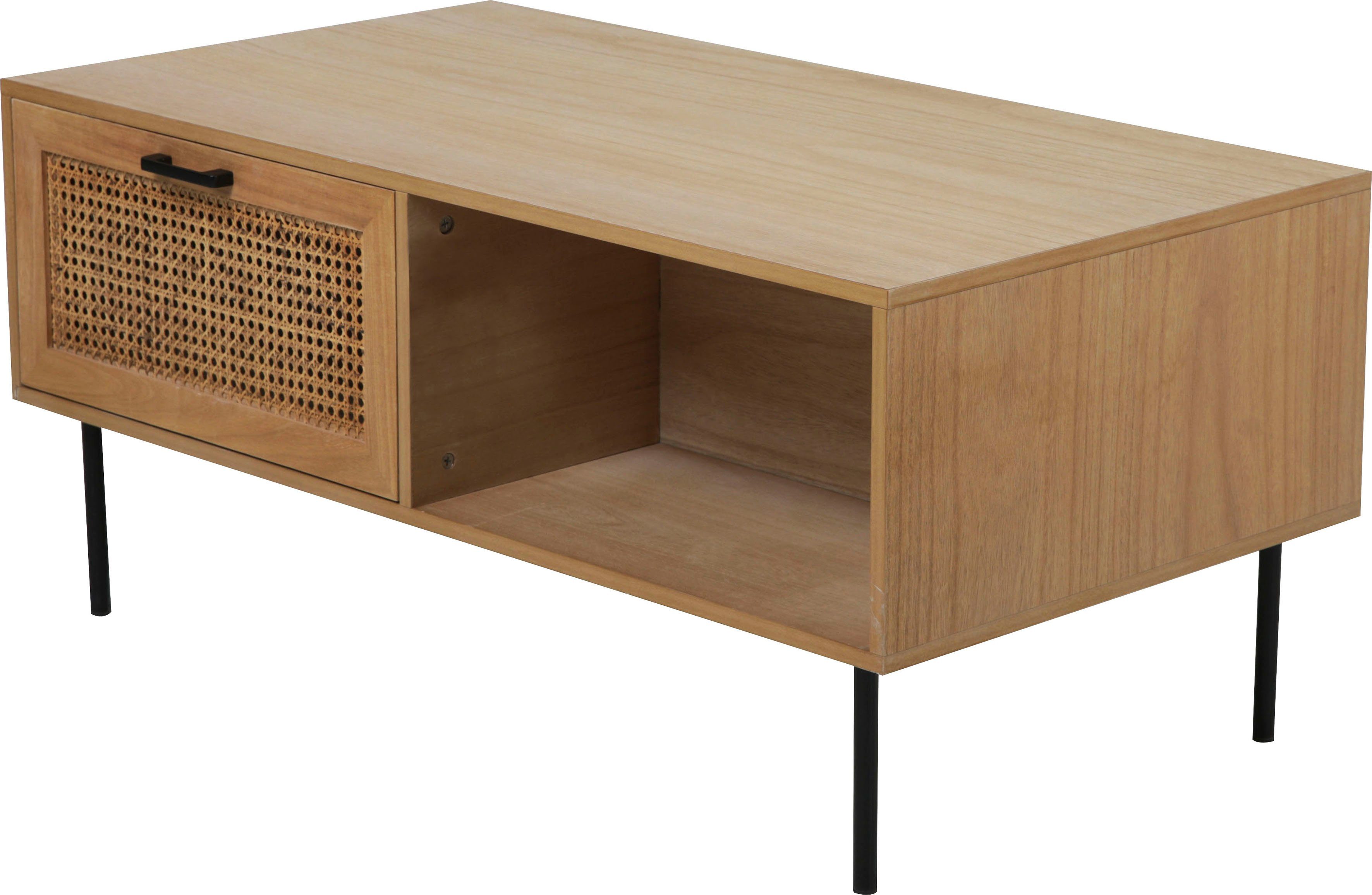 INOSIGN Salontafel Ailis Elk 1 lade, 1 open vak aan beide kanten