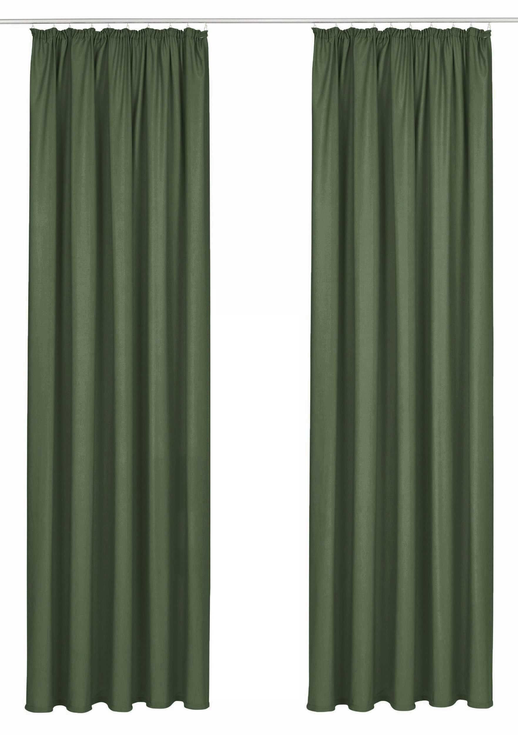 my home Gordijn Parry 2-pack, ondoorzichtig, monochroom, basic, effen, bestseller (2 stuks)