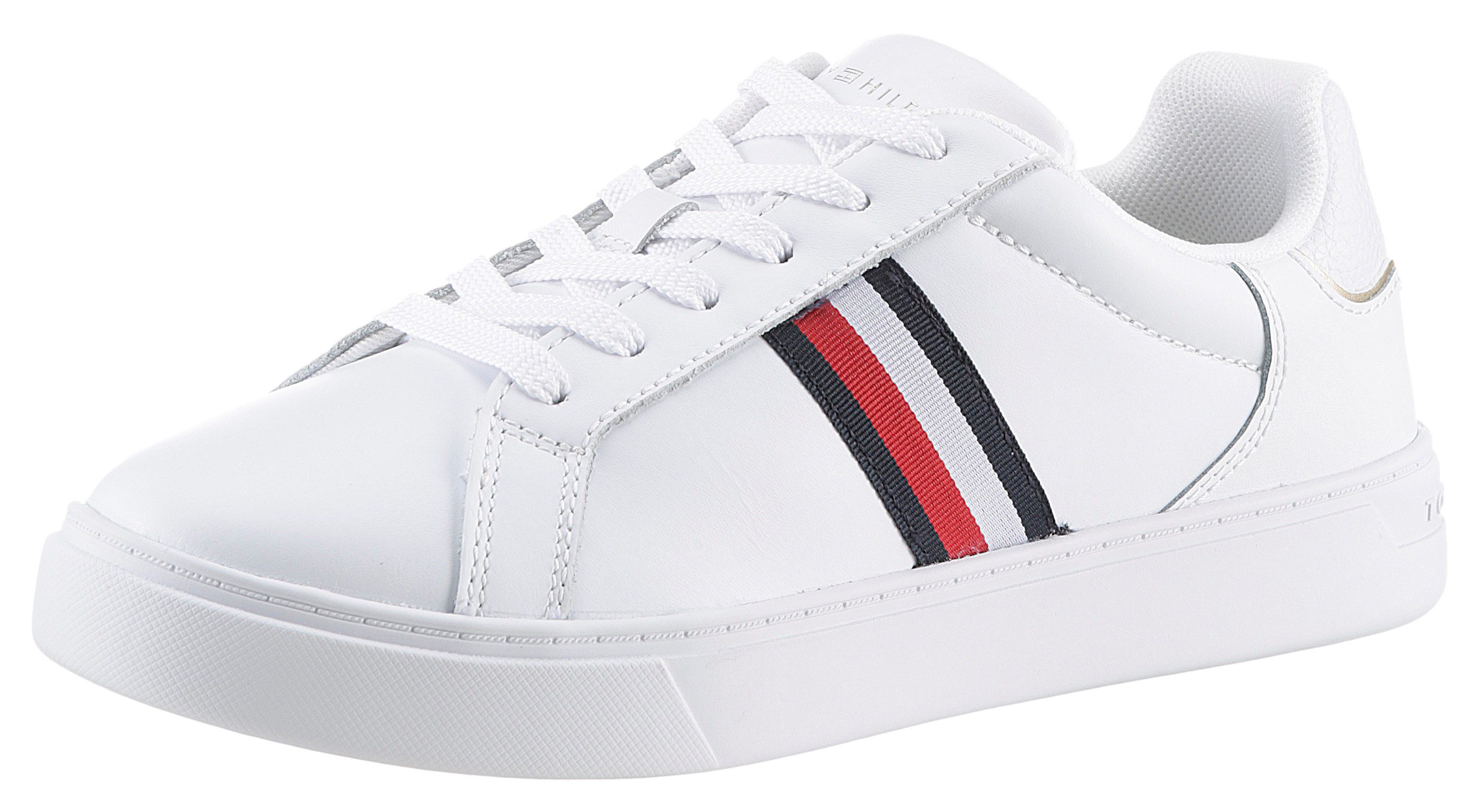 Tommy Hilfiger Sneakers ESSENTIAL COURT SNEAKER STRIPES vrijetijdsschoen, lage schoen, veterschoen...