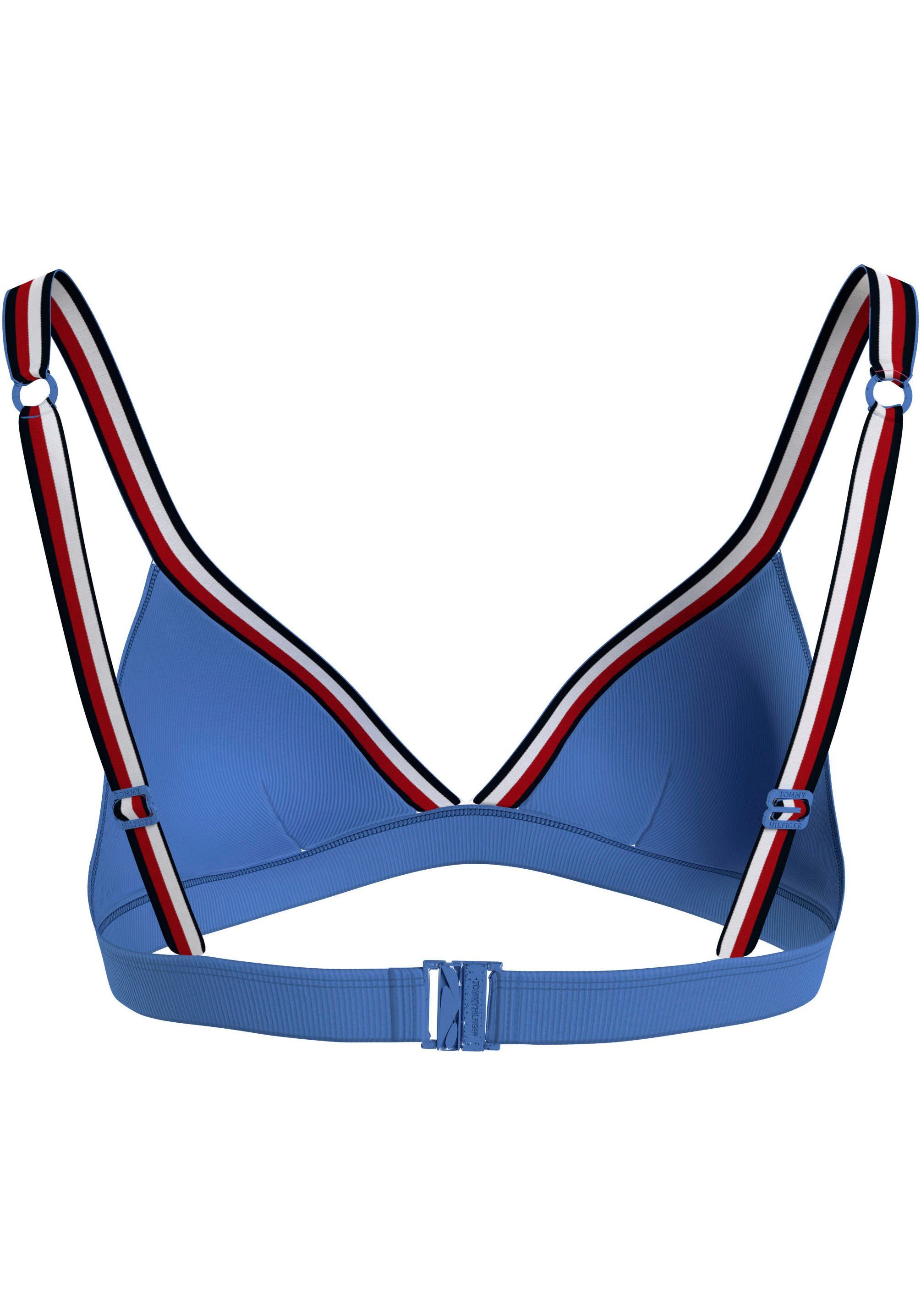 Tommy Hilfiger Swimwear Triangel-bikinitop TRIANGLE RP met ribstructuur