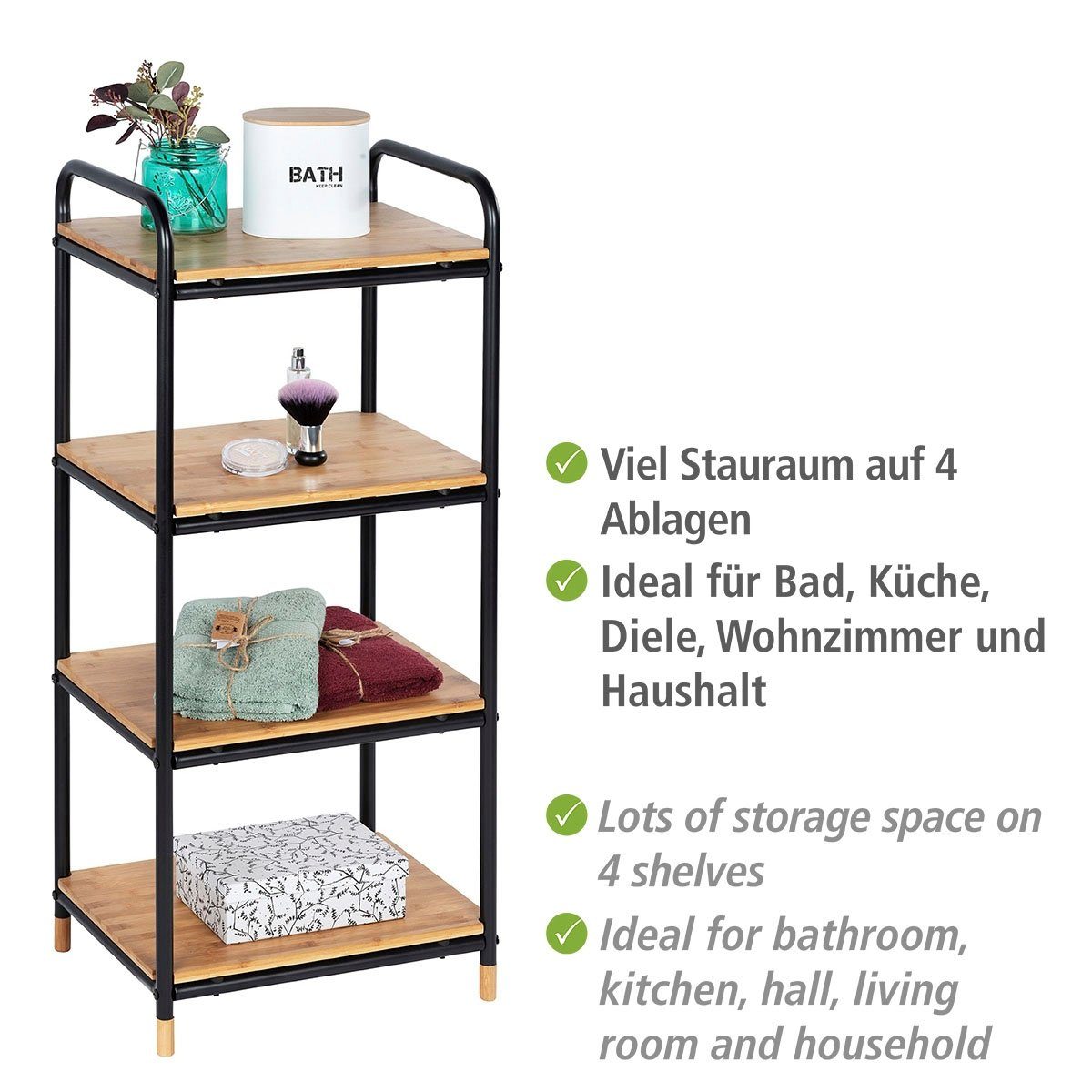 WENKO Stellingkast Loft 4 lagen