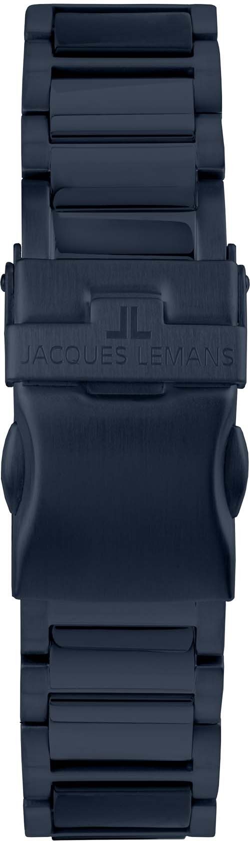 Jacques Lemans Keramisch horloge Liverpool, 42-12E Quartz horloge, armbanduhr, dameshorloge, datum, roestvrijstalen band, keramiek