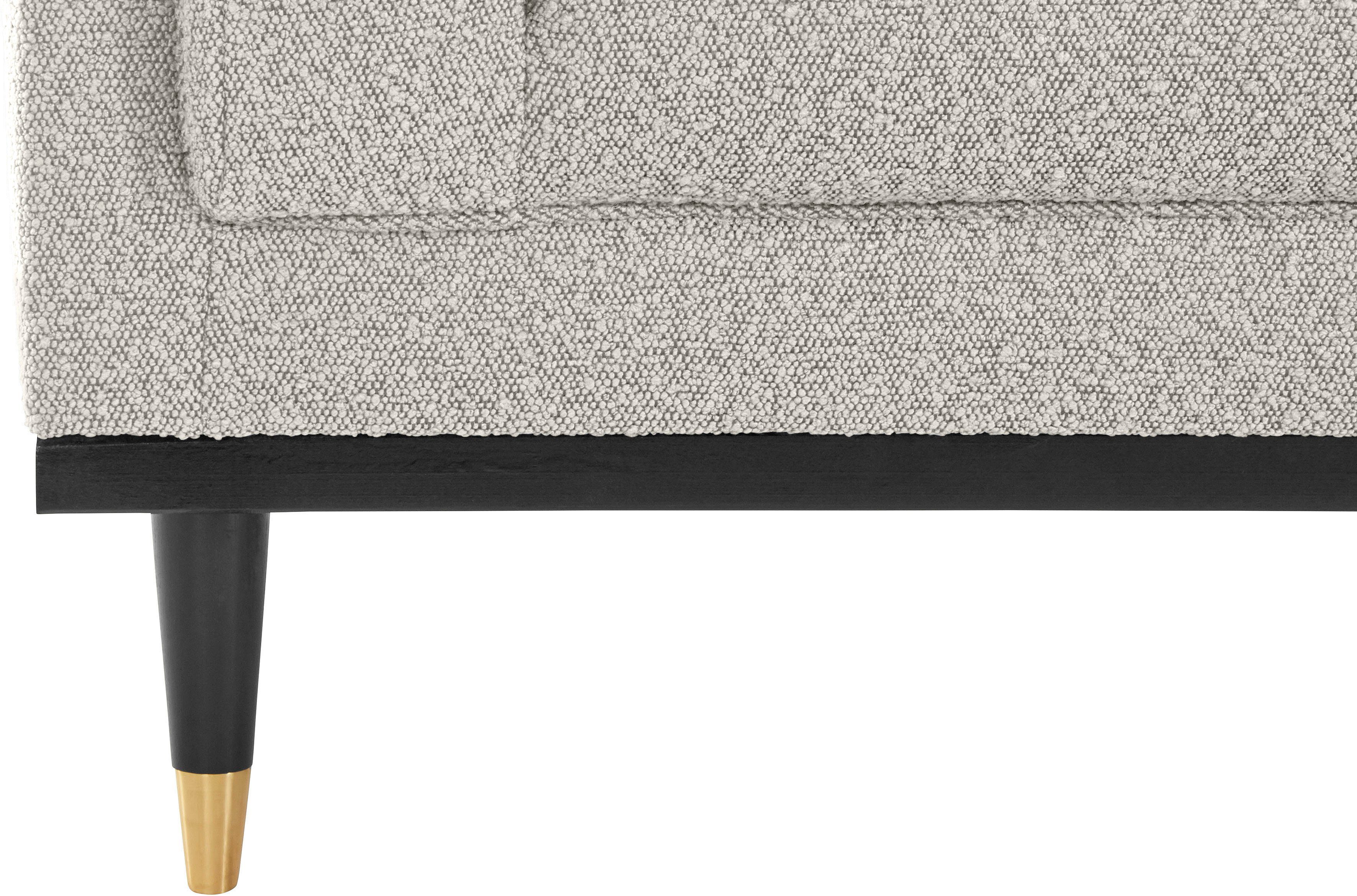 Guido Maria Kretschmer Home&Living 3-zitsbank Chamby New bouclé-structuurbekleding met stiksels bij de leuning