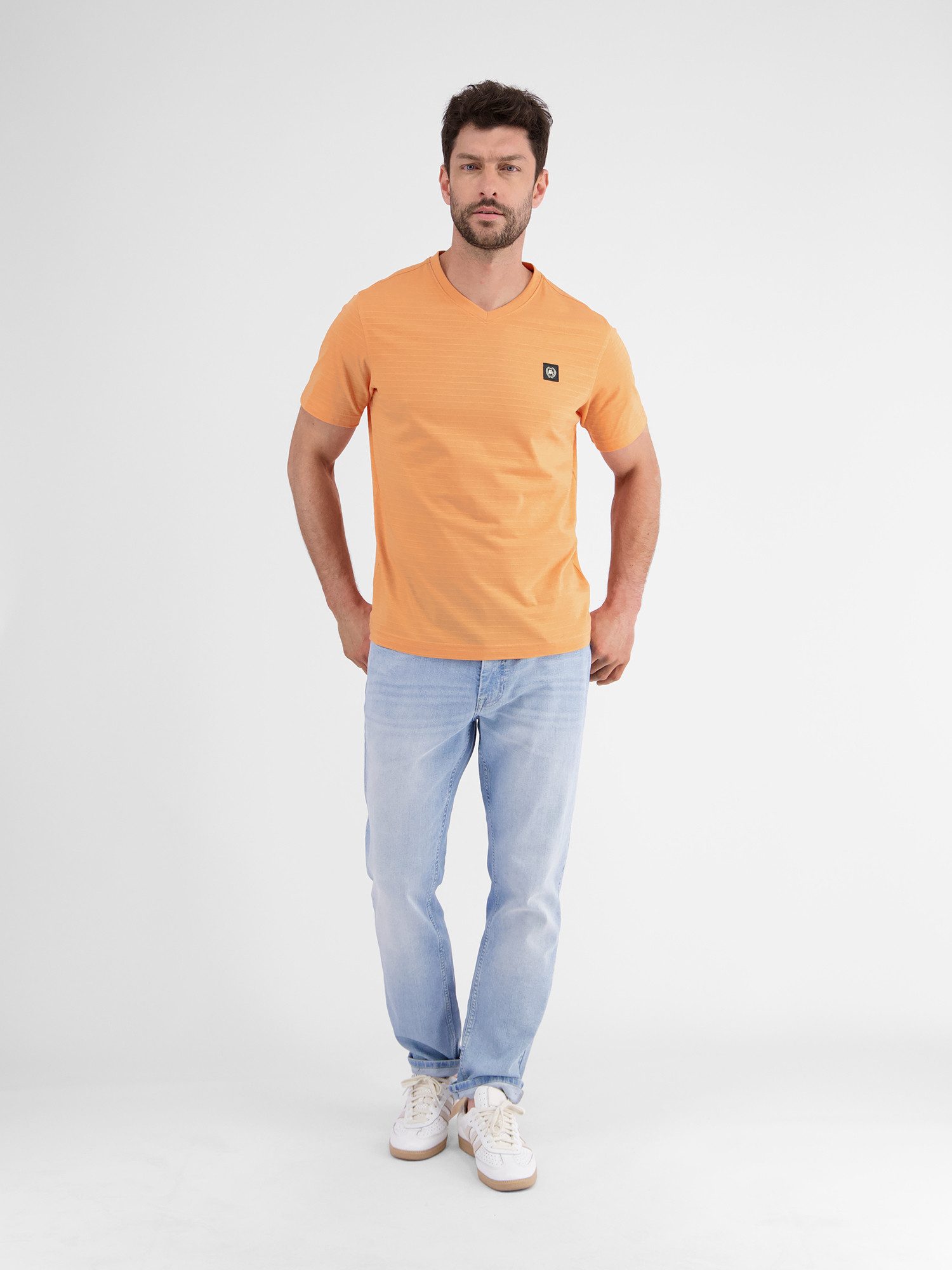 Lerros T-shirt LERROS heren T-shirt met V-hals
