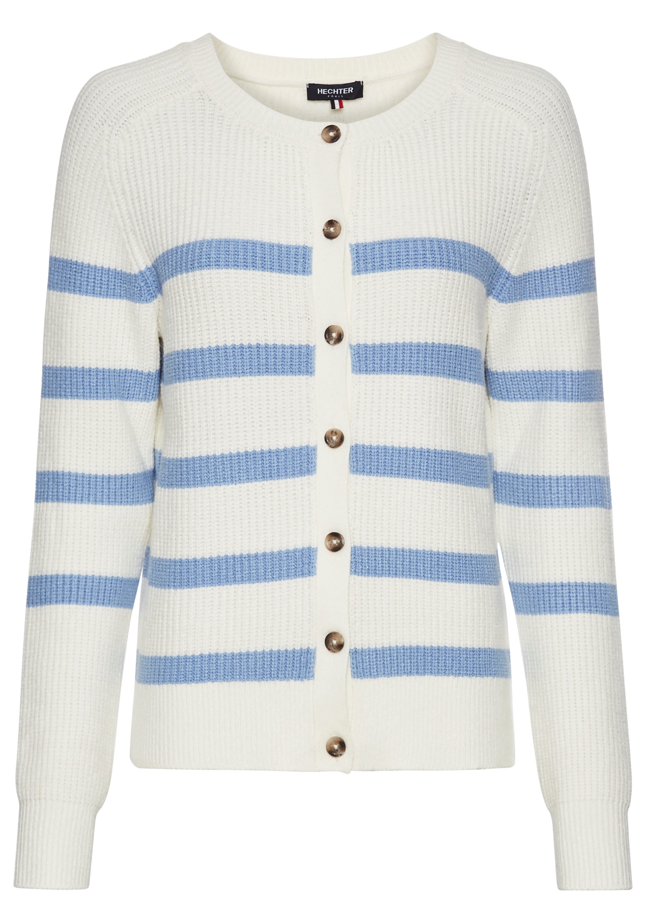 HECHTER PARIS Vest in streep-look