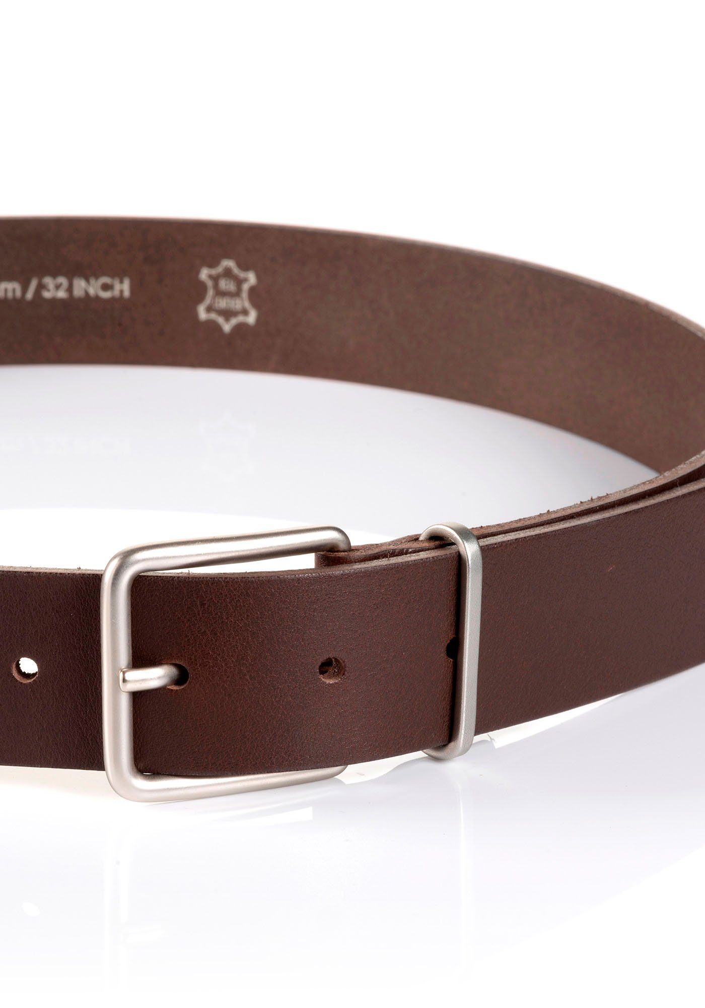 Tom Tailor Leren riem TTREGGIE 3,5 cm brede damesriem, must-have voor denim en formeel