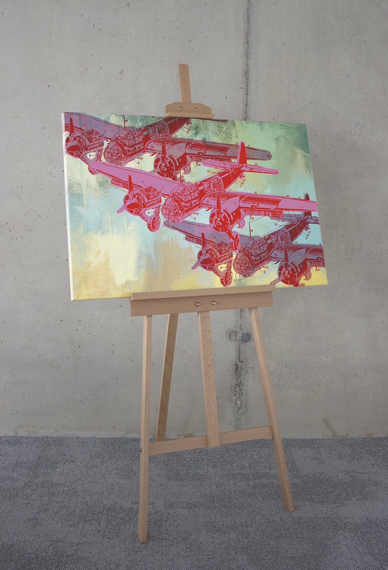 Komar Artprint op linnen Save Lives - Afmeting 60 x 90 cm (1 stuk)