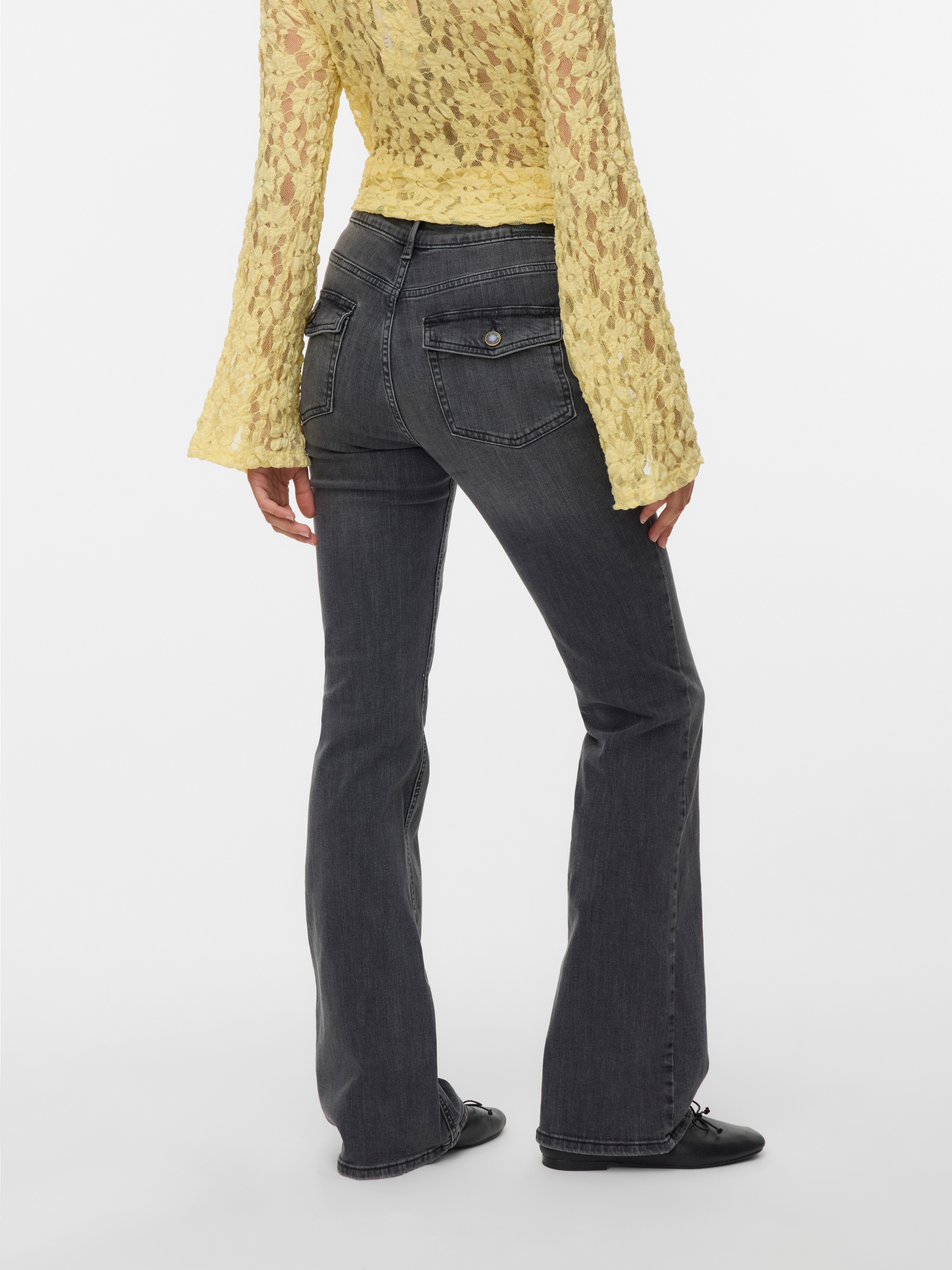 Vero Moda Bootcut jeans VMFLASH MR FLARED POCKET JNS RA225 NOOS