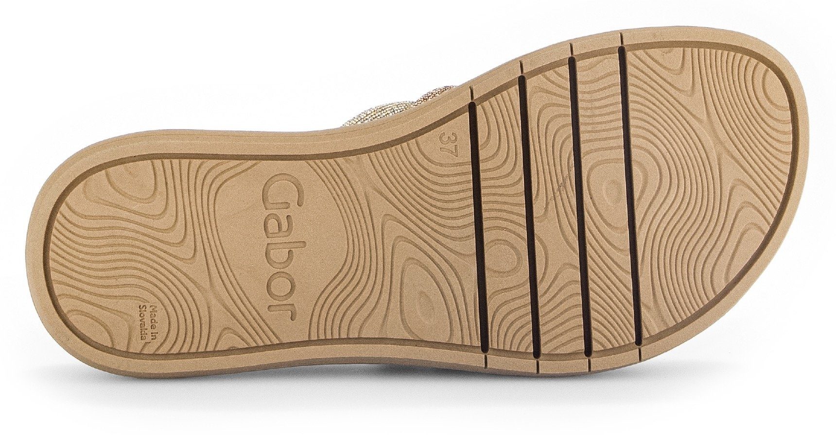 Gabor Slippers plateau, zomerschoen, slippers met best fitting-uitrusting