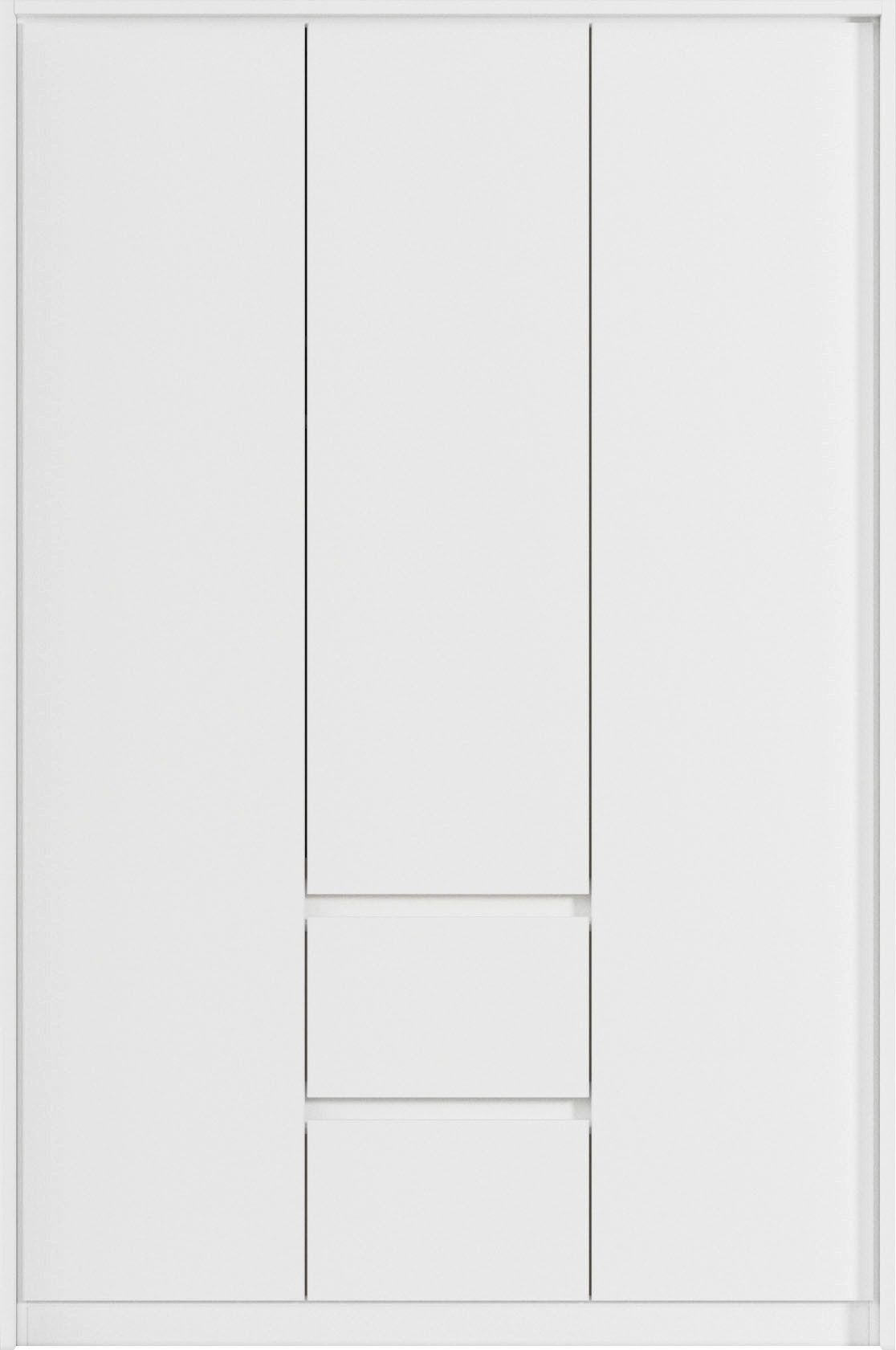rauch Draaideurkast Mainz met passe-partout optioneel met verlichting, buitendeuren met push-to-openfunctie