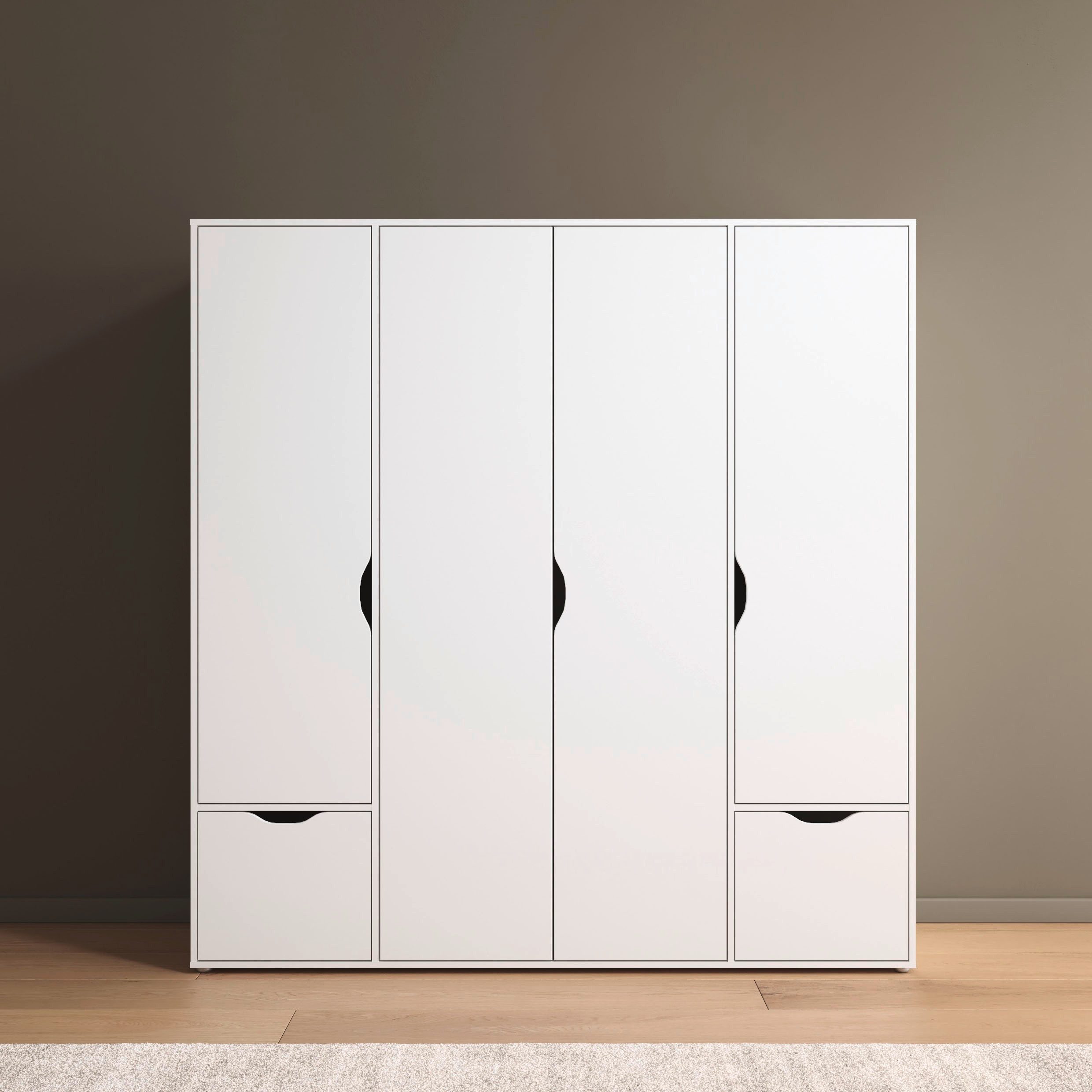 rauch Draaideurkast Kledingkast Kast Garderobe Wasmand NARAI met Laden Greefaansluitingen voor een greeploze look TOPSELLER MADE IN GERMANY