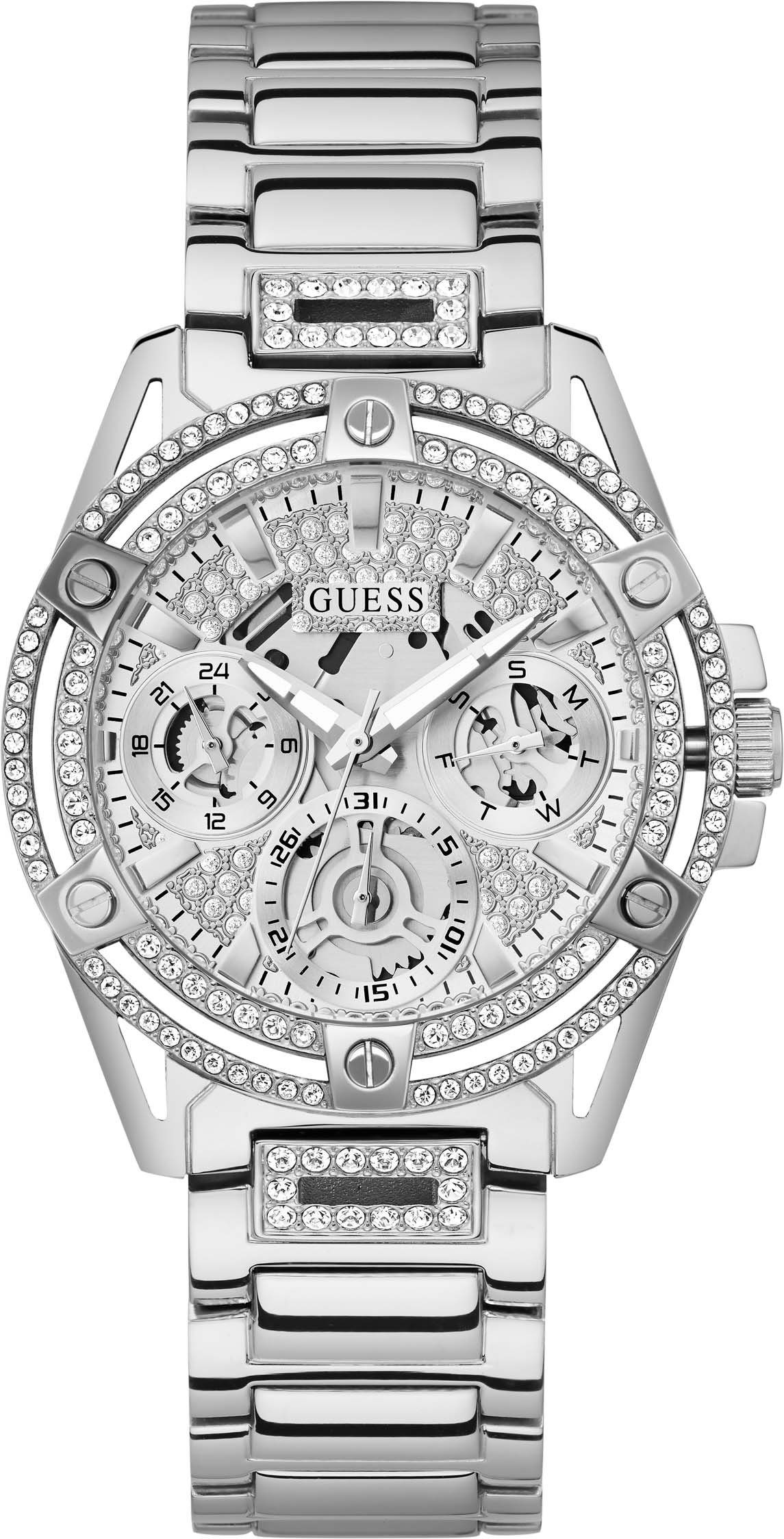 Guess Multifunctioneel horloge Queen Horloge, quartz, dameshorloge, analoog, siliconen band