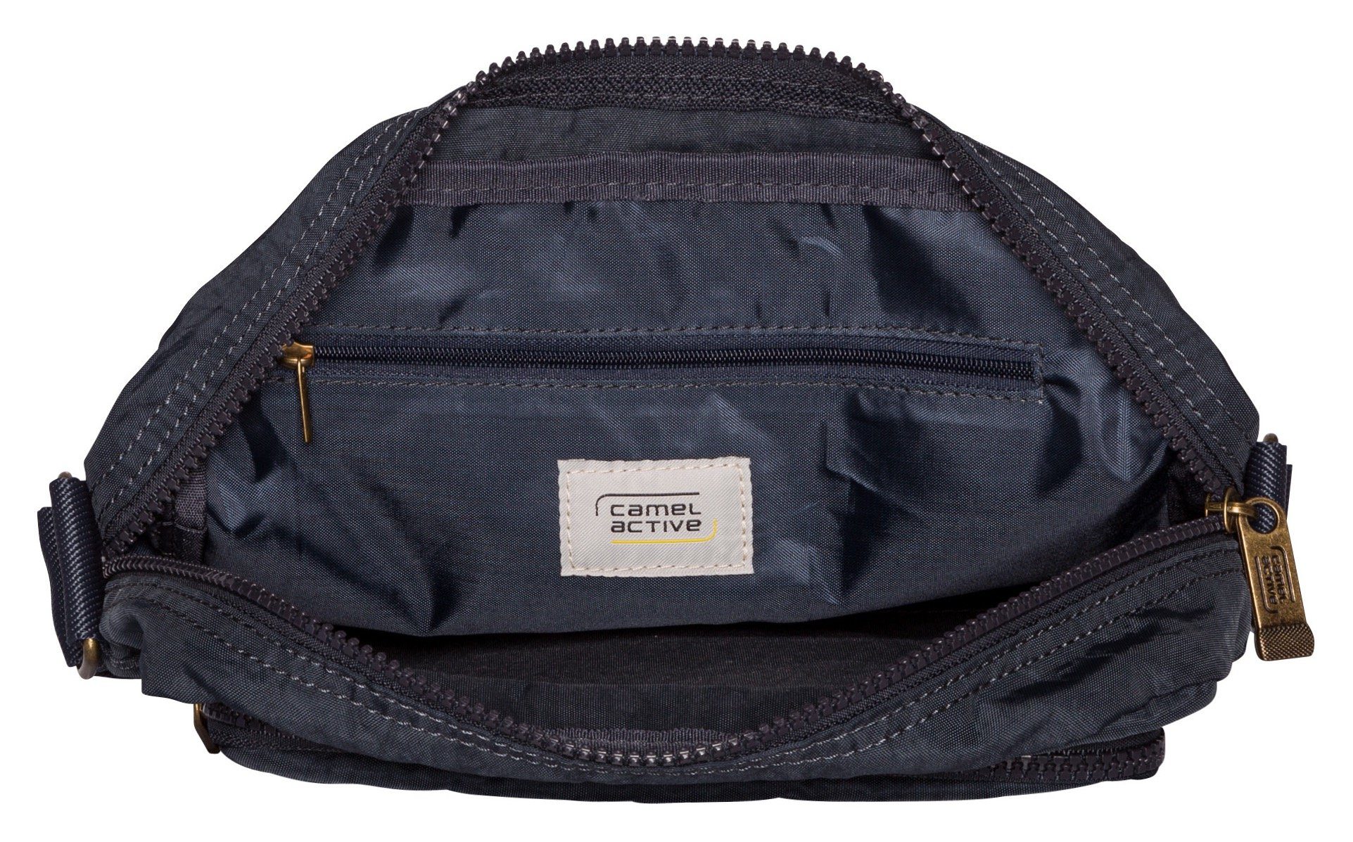 camel active Schoudertas Journey van licht robuust nylon functioneel perfect voor alle levensomstandigheden