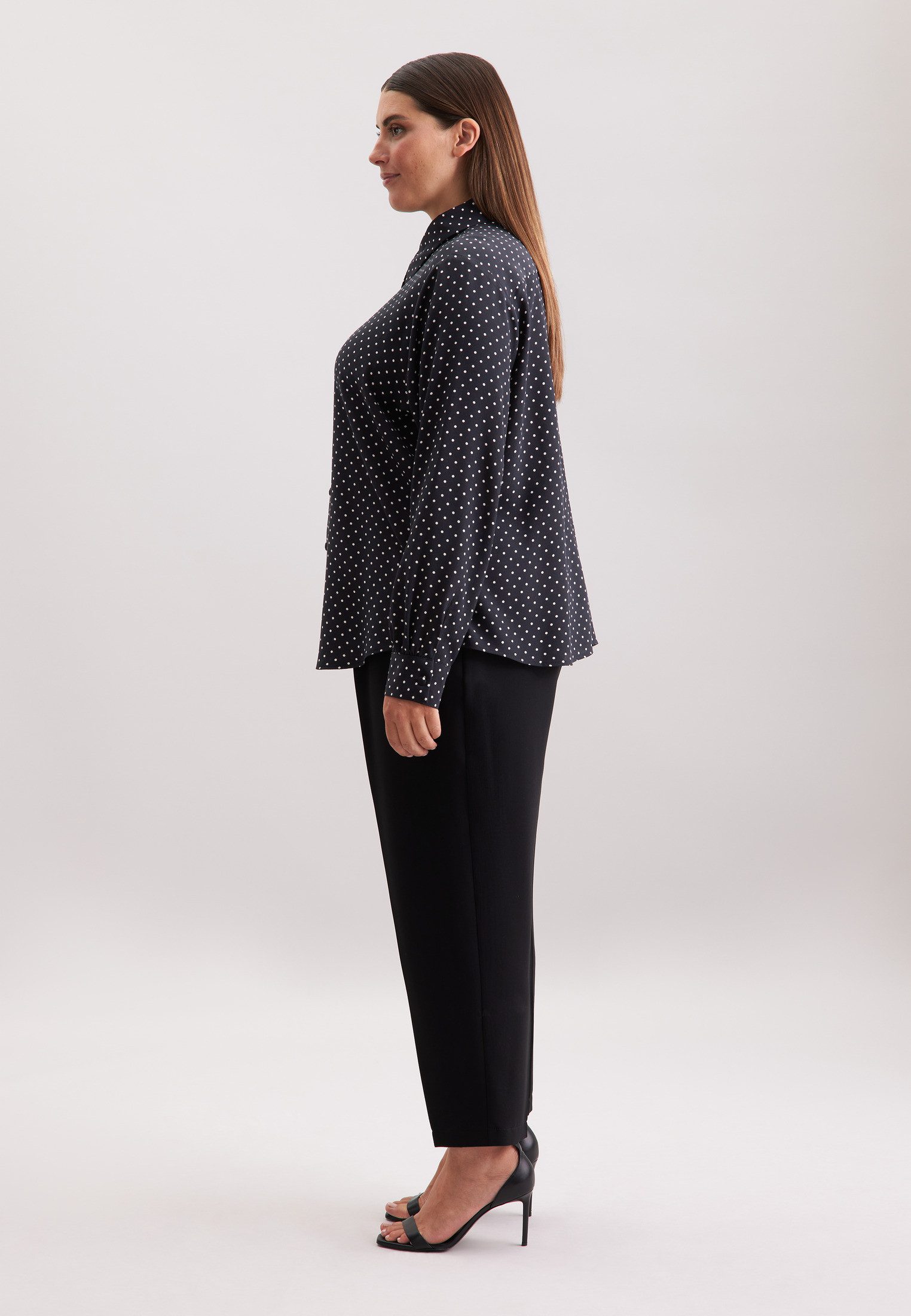 seidensticker Klassieke blouse Zwarte roos