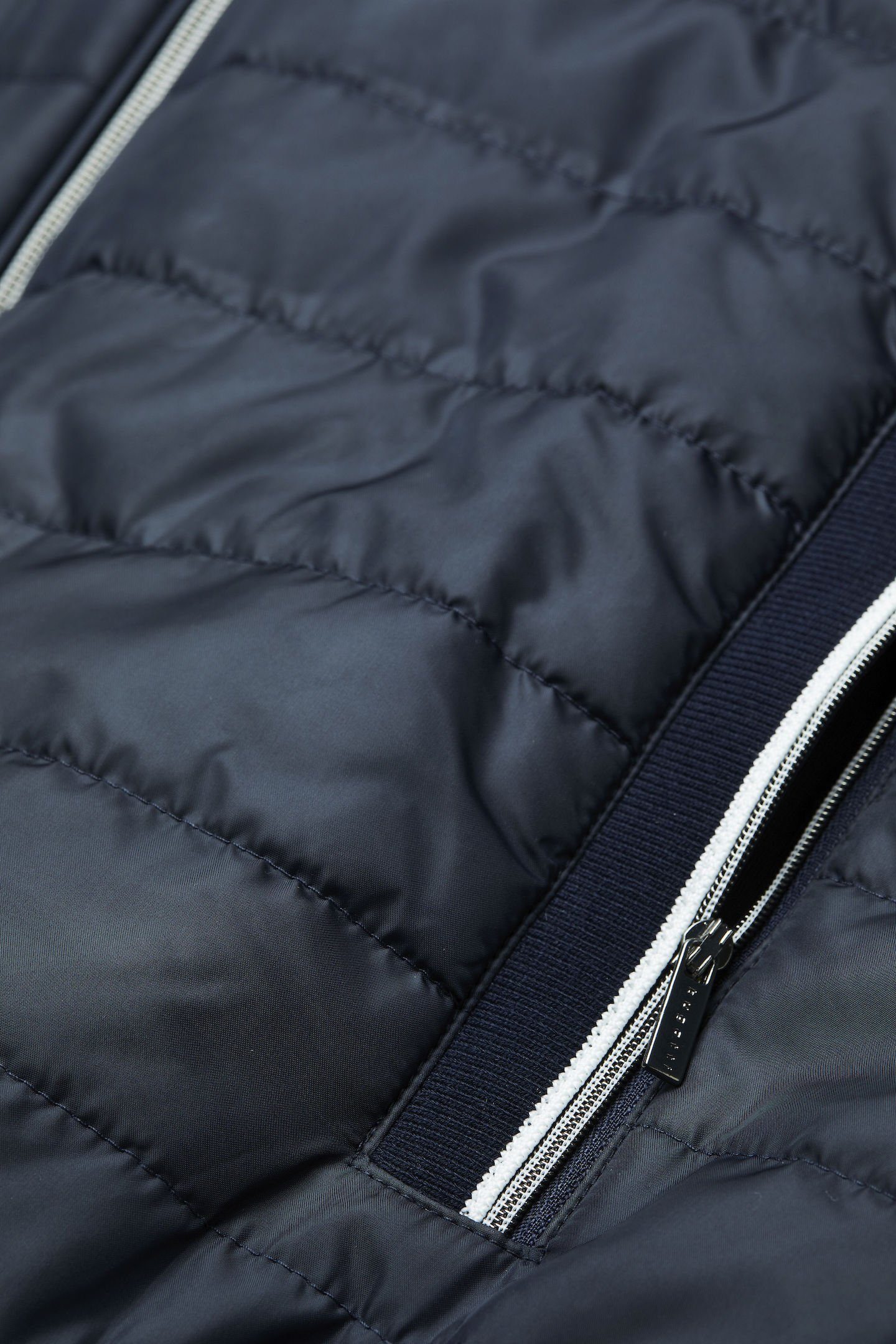 Bugatti Sweatvest met sportieve opstaande kraag