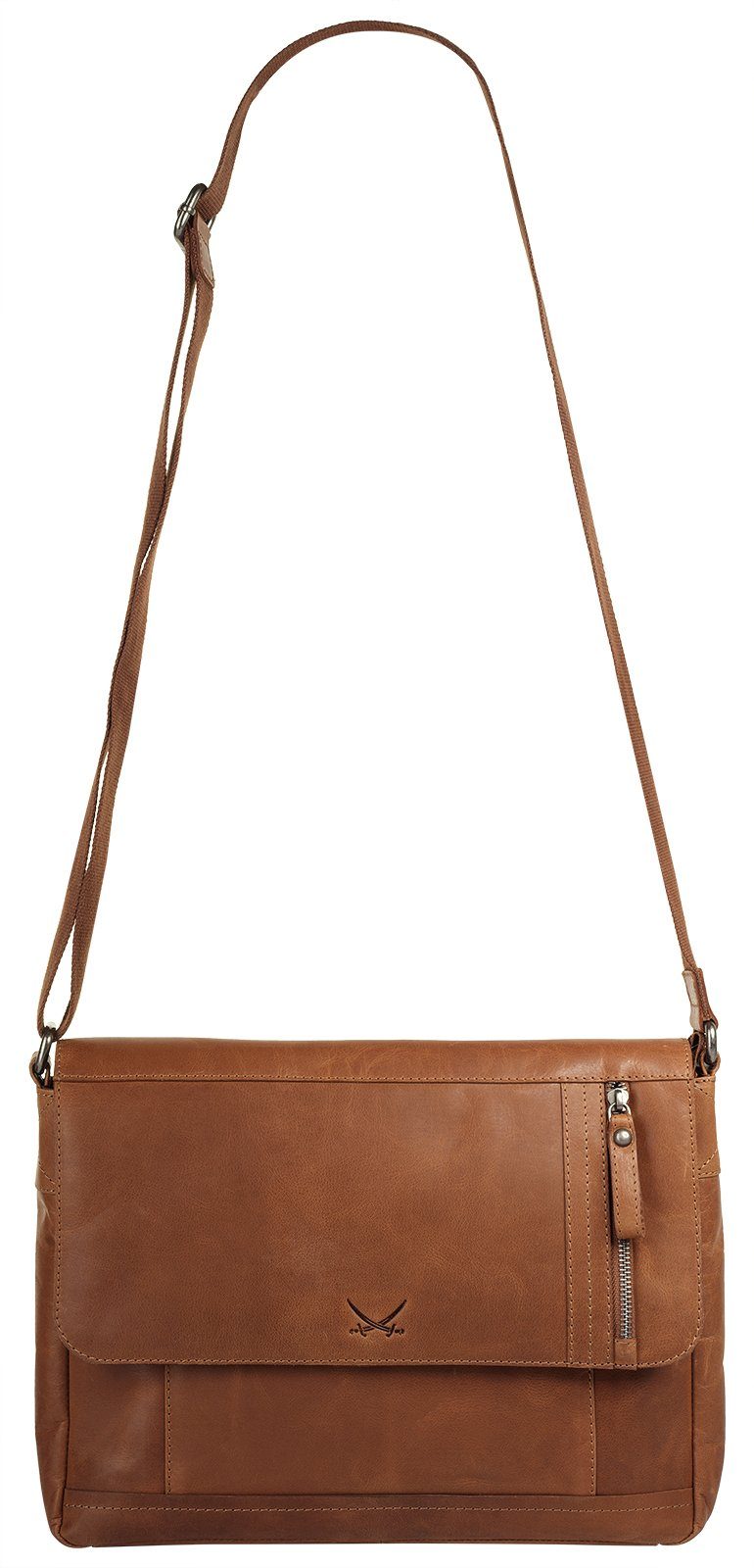 Sansibar Messenger Bag echt leder