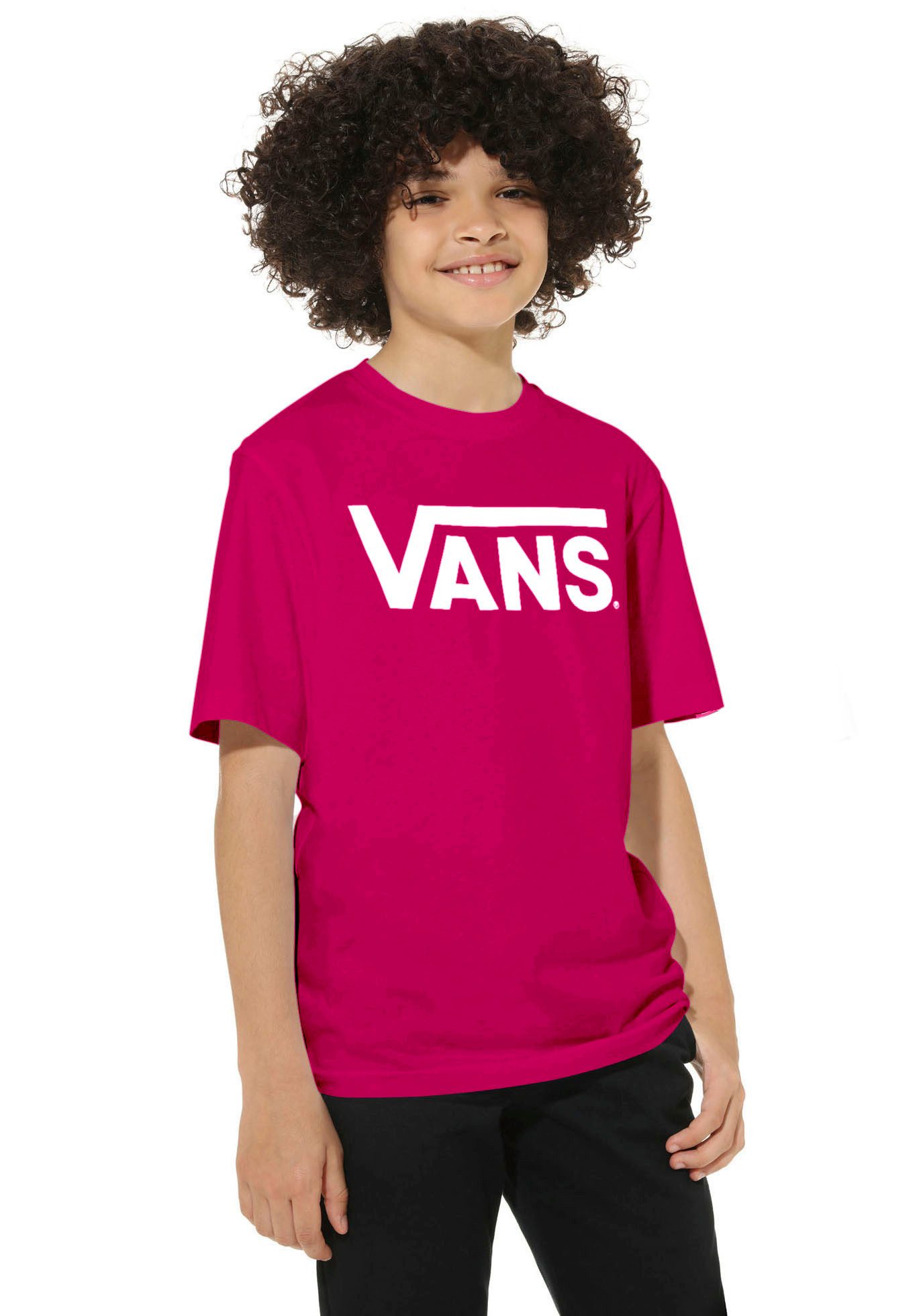 Vans T-shirt BYVANSCLASSICBOYS jongens t-shirts maat S rood