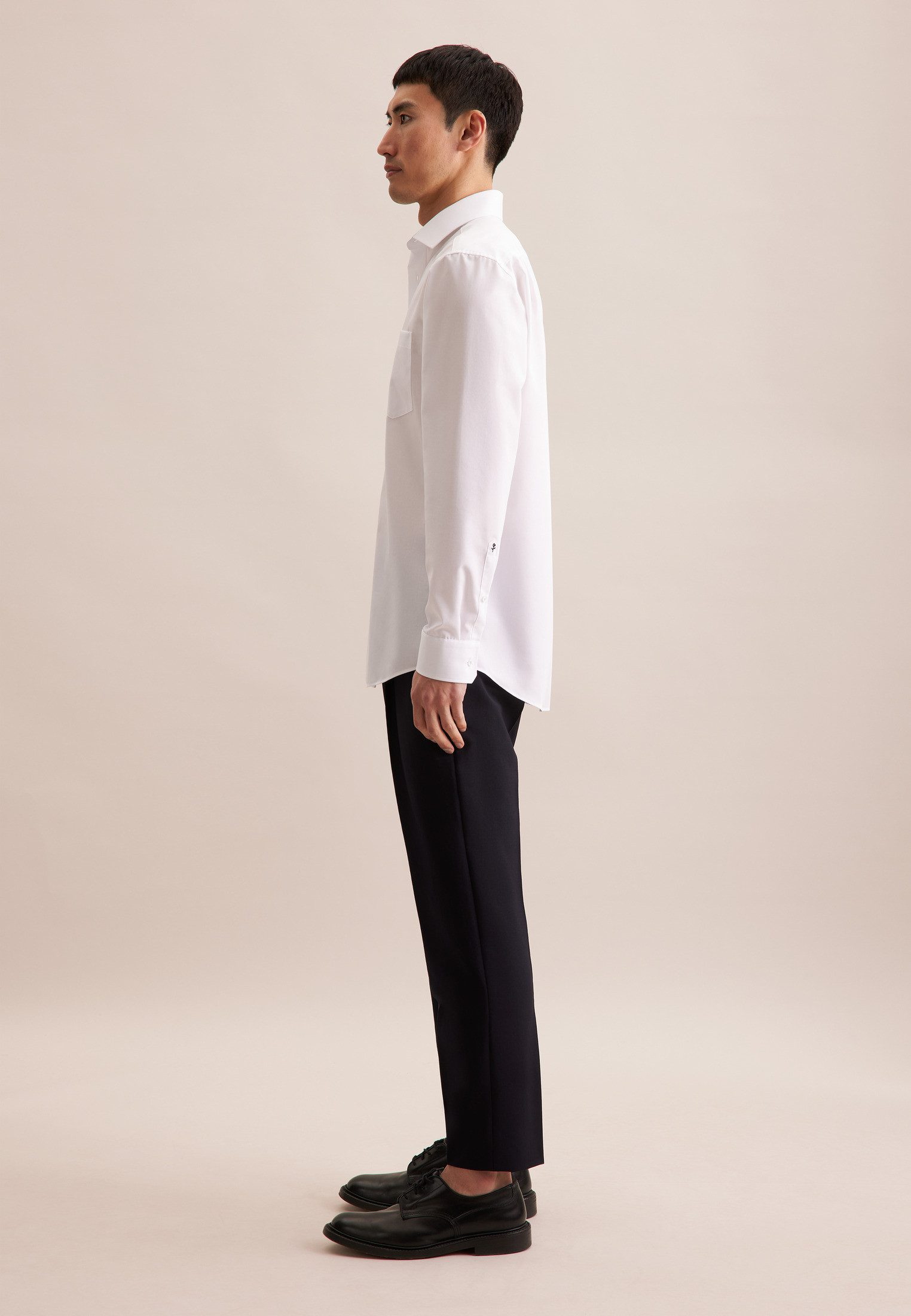 seidensticker Businessoverhemd Regular 1/1 Kent kraag effen