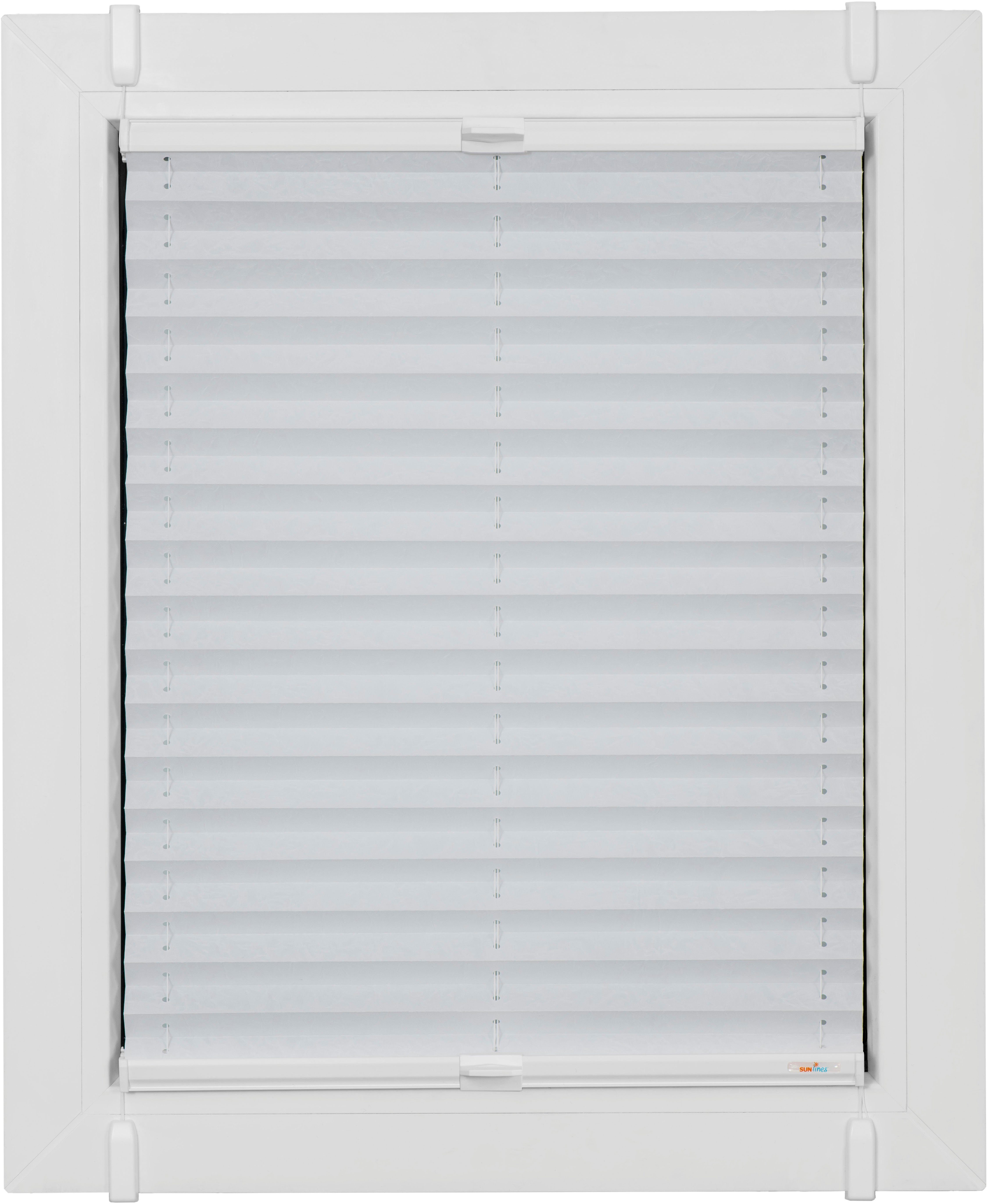 sunlines Plissé One size Style Crush Accessoirekleur wit, om te klemmen (1 stuk) plisségordijnen maat 90 cm x 100 cm wit