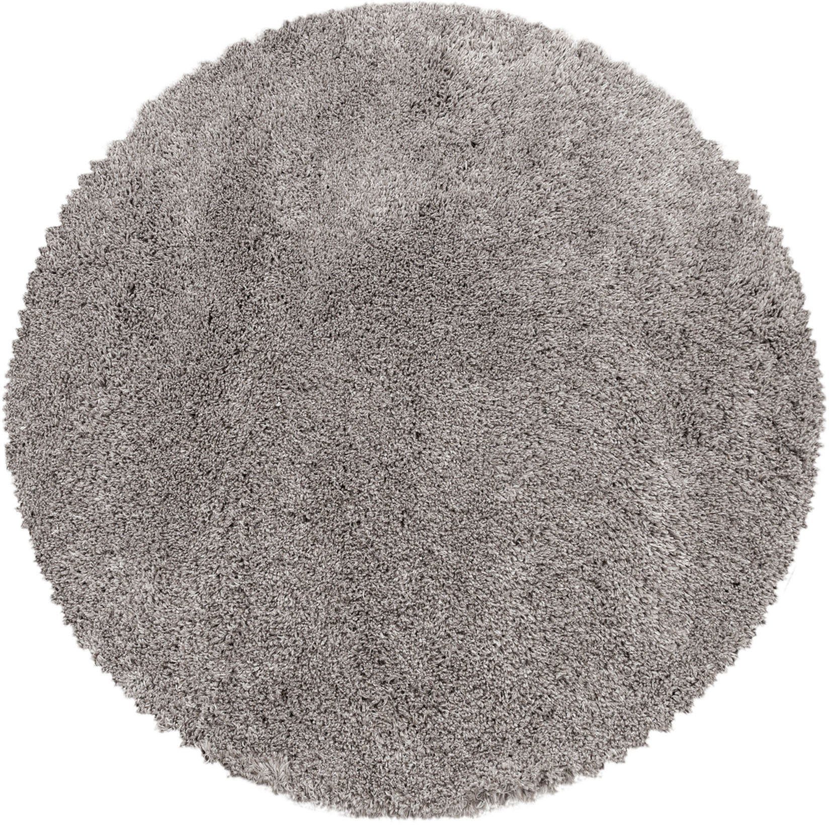 Ayyildiz Teppiche Hoogpolig vloerkleed FLUFFY 3500 moderne vloerkleden maat Ø 120 cm x 50 mm beige