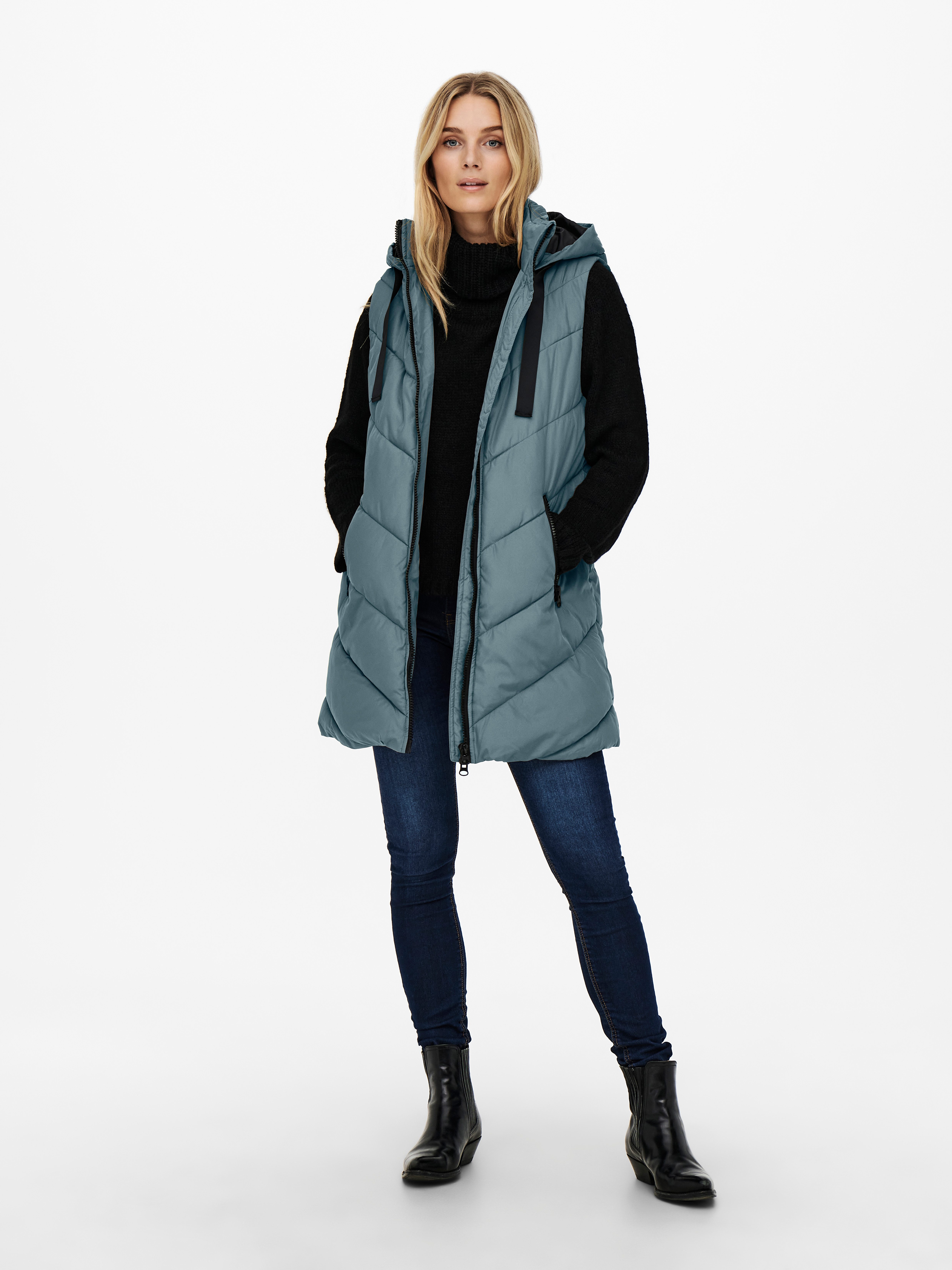 JDY Bodywarmer JDYSKYLAR LIFE HOOD WAISTCOAT OTW NOOS