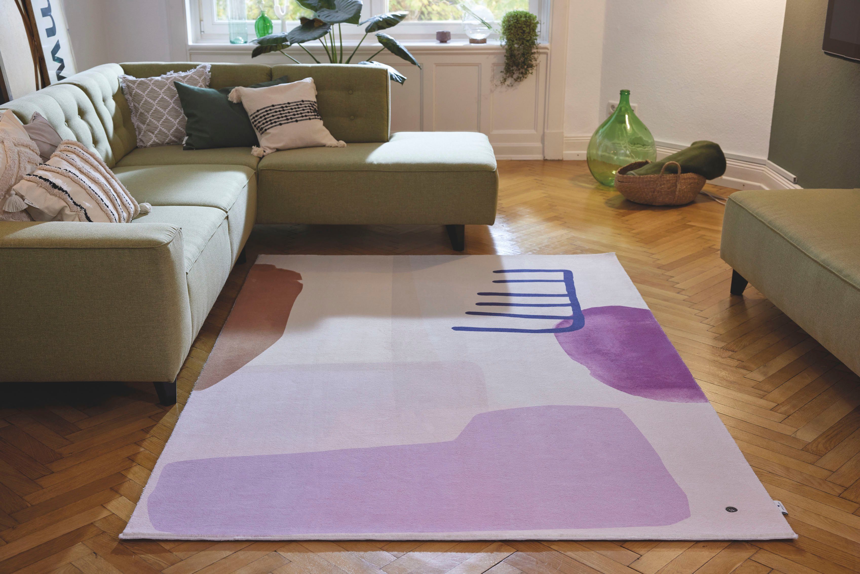 TOM TAILOR HOME Vloerkleed Shapes - TWO Korte pool, gedessineerd, modern design