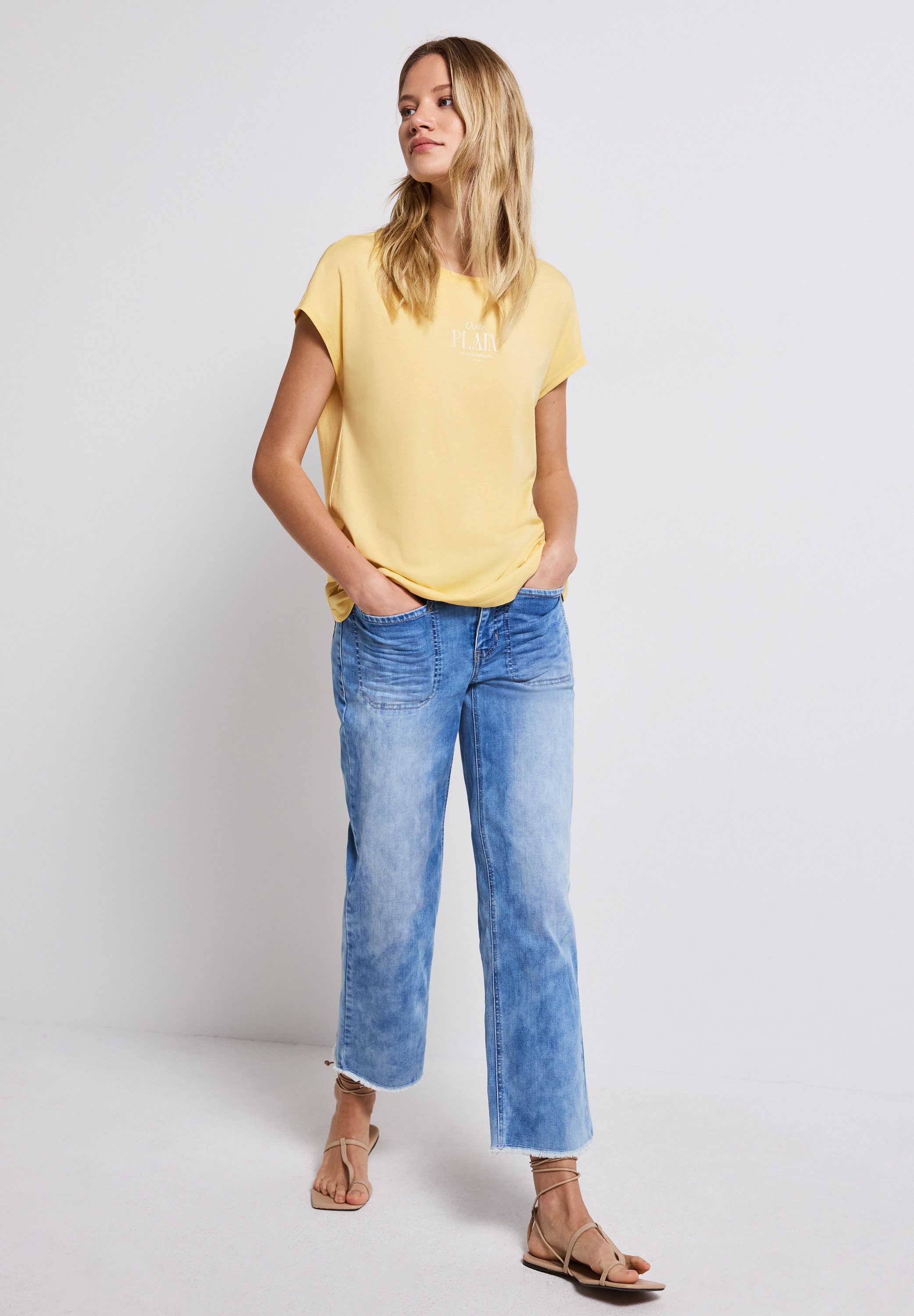 STREET ONE Shirttop met tekstprint