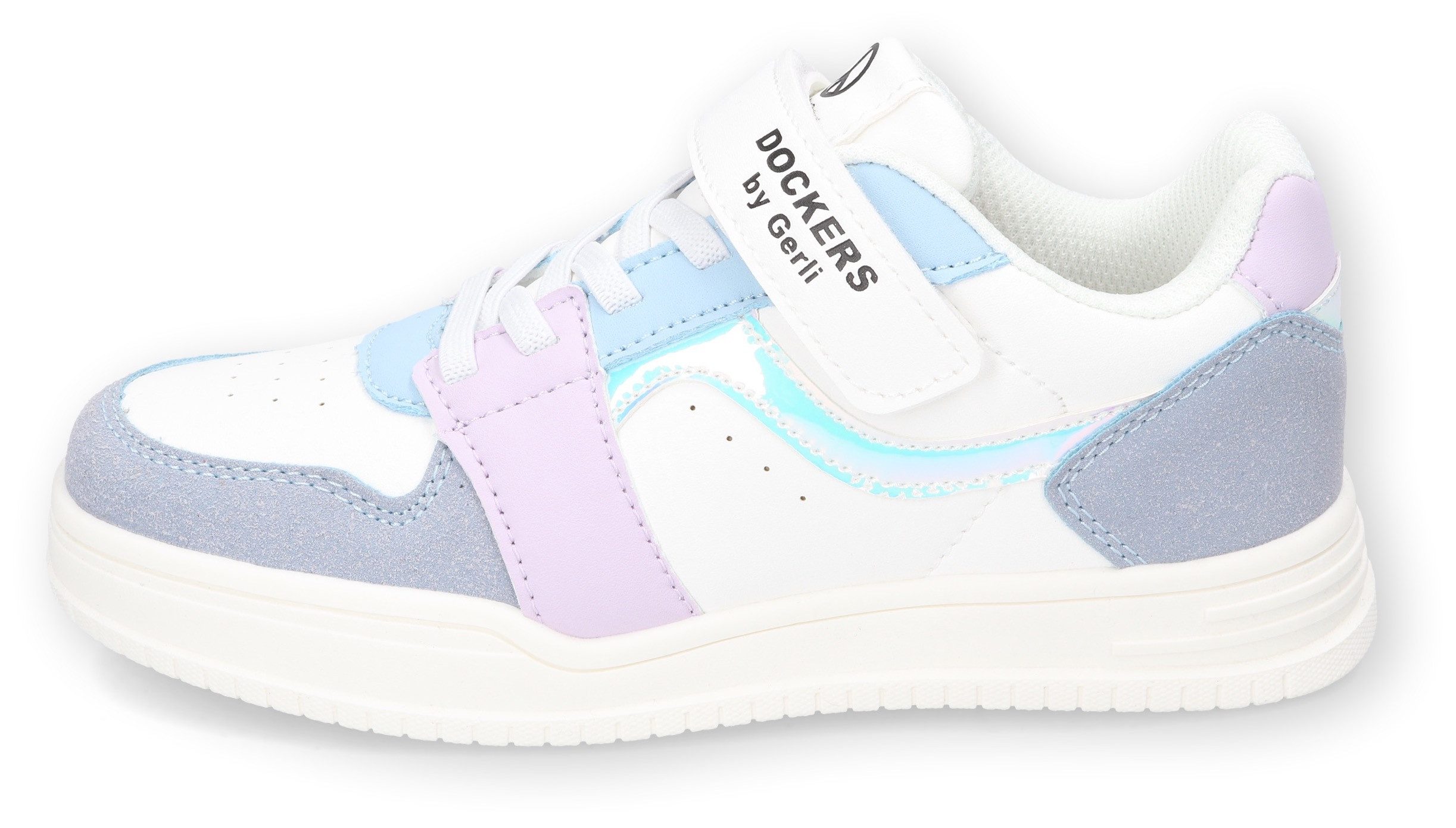 Dockers by Gerli Sneakers , retro sneaker, klittenbandschoen, vrijetijdsschoen met elastiek