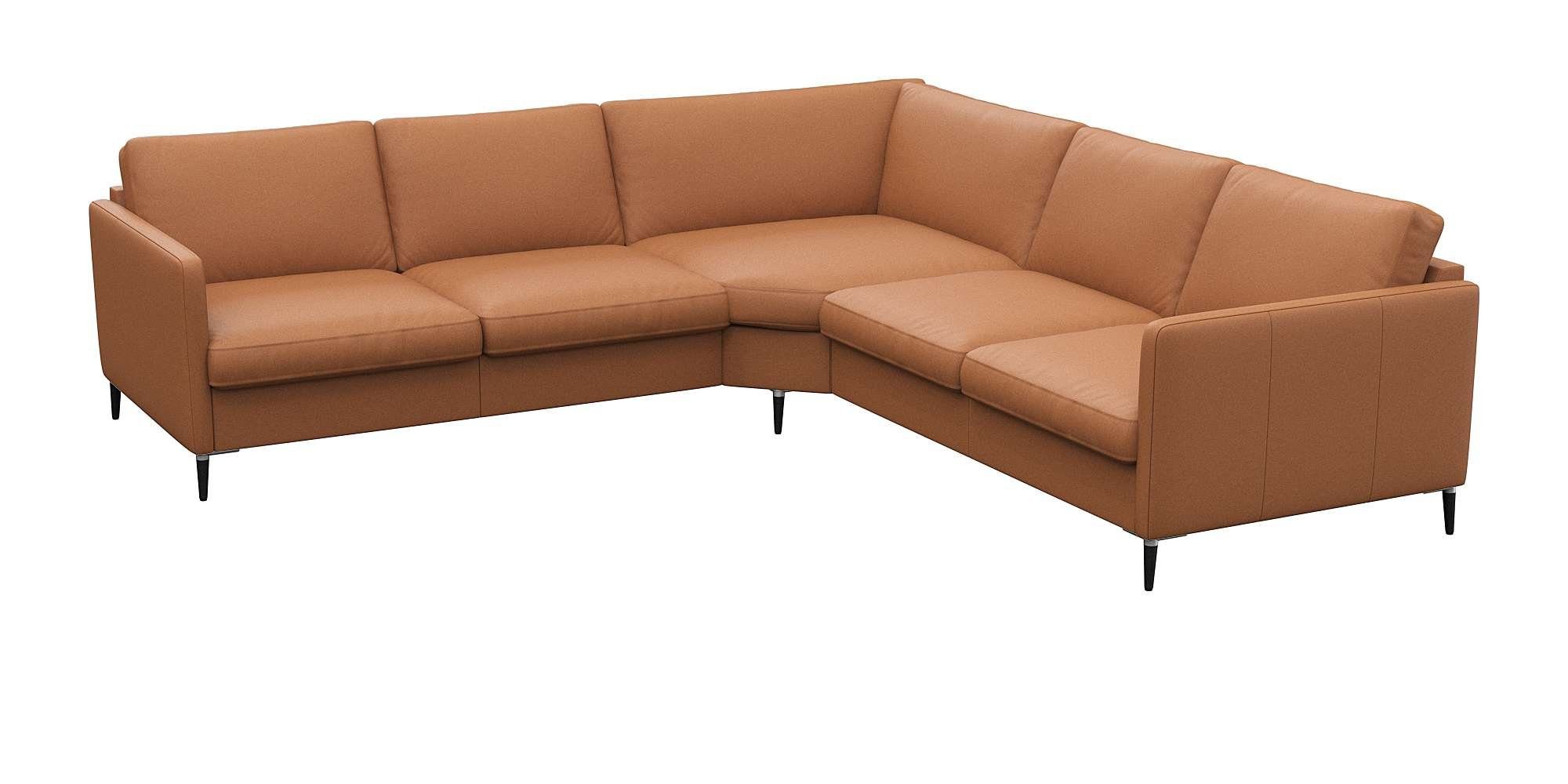 FLEXLUX Hoekbank Fiore, L-vorm, comfortabel en aangenaam door hoogwaardige zitopbouw