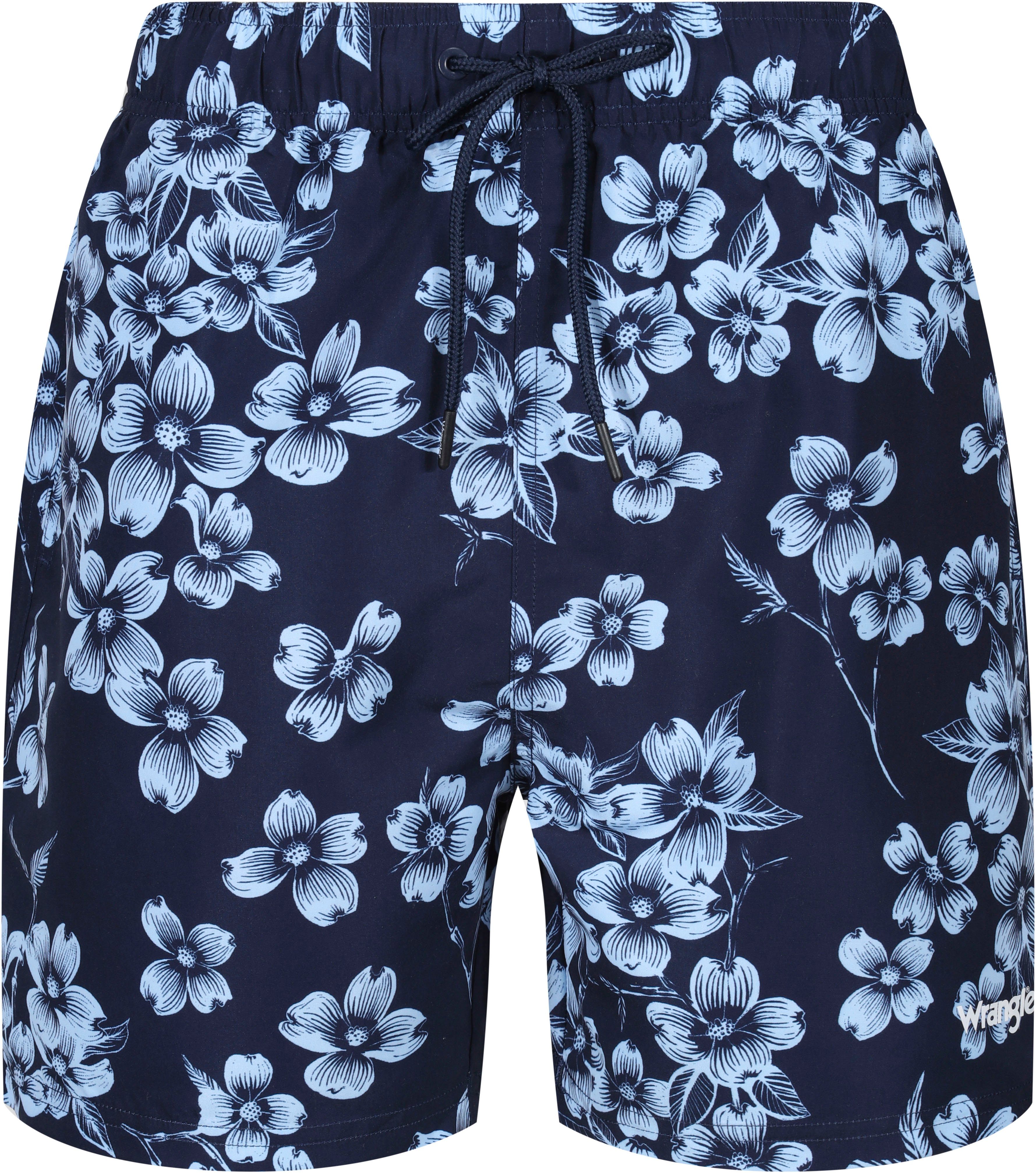 Wrangler Zwemshort VENUS met bloe print