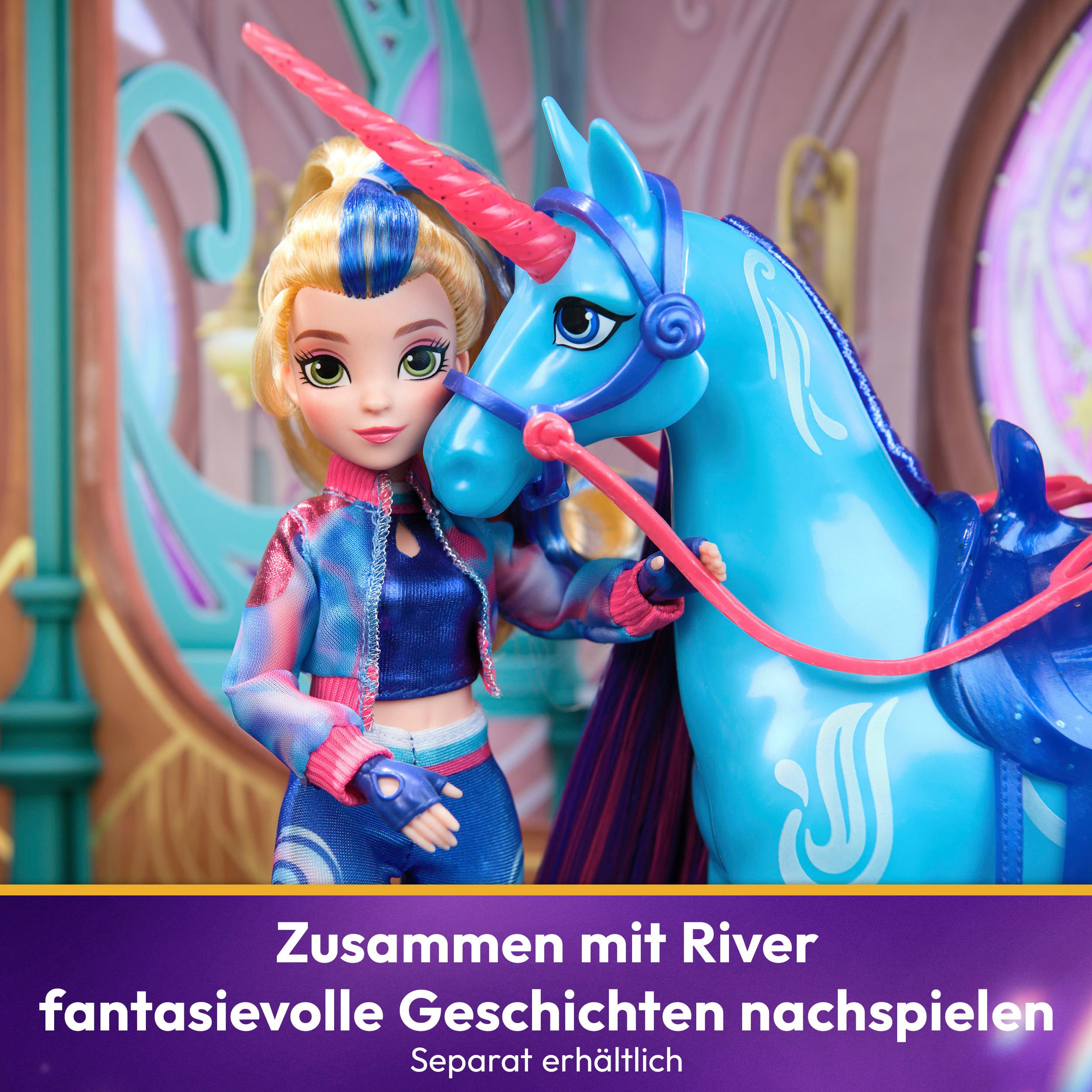 Spin Master Aankleedpop Unicorn Academy - Fashion Doll - Isabel