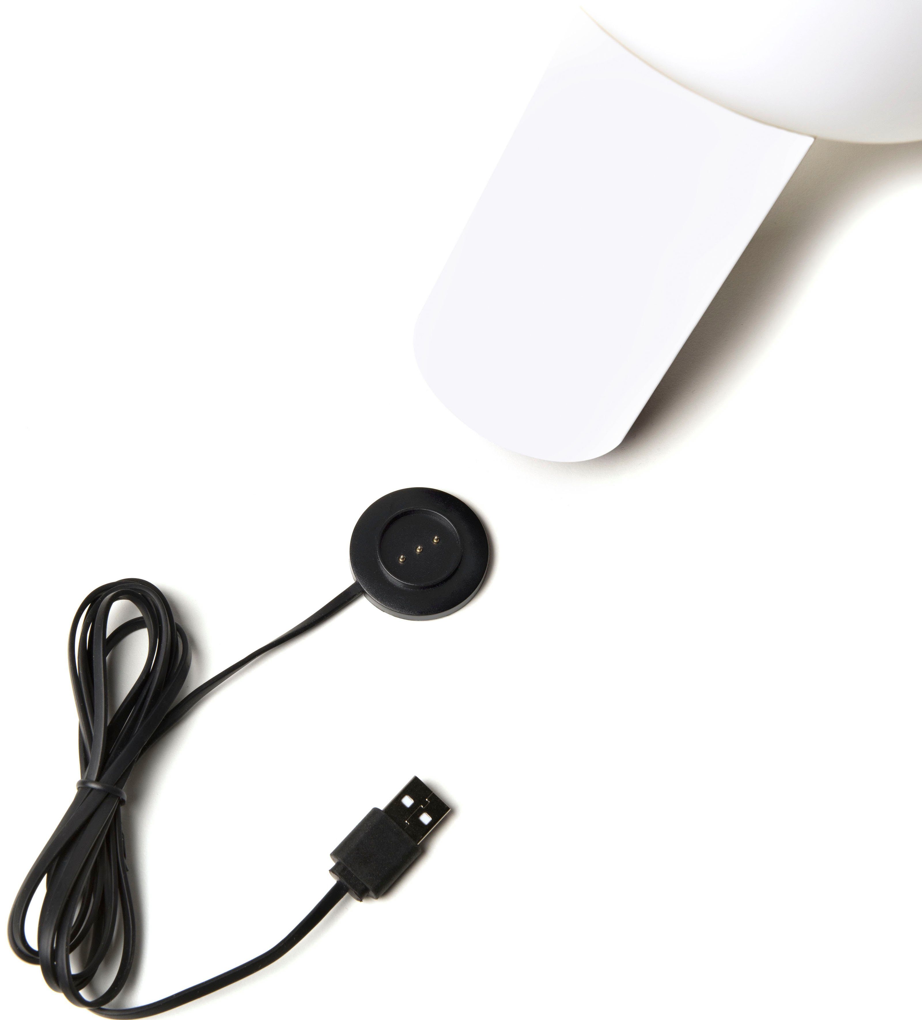KONSTSMIDE Led-tafellamp Antibes Antibes USB-tafellamp, 2700/3000/4000K+RGB, dimbaar (2 stuks)