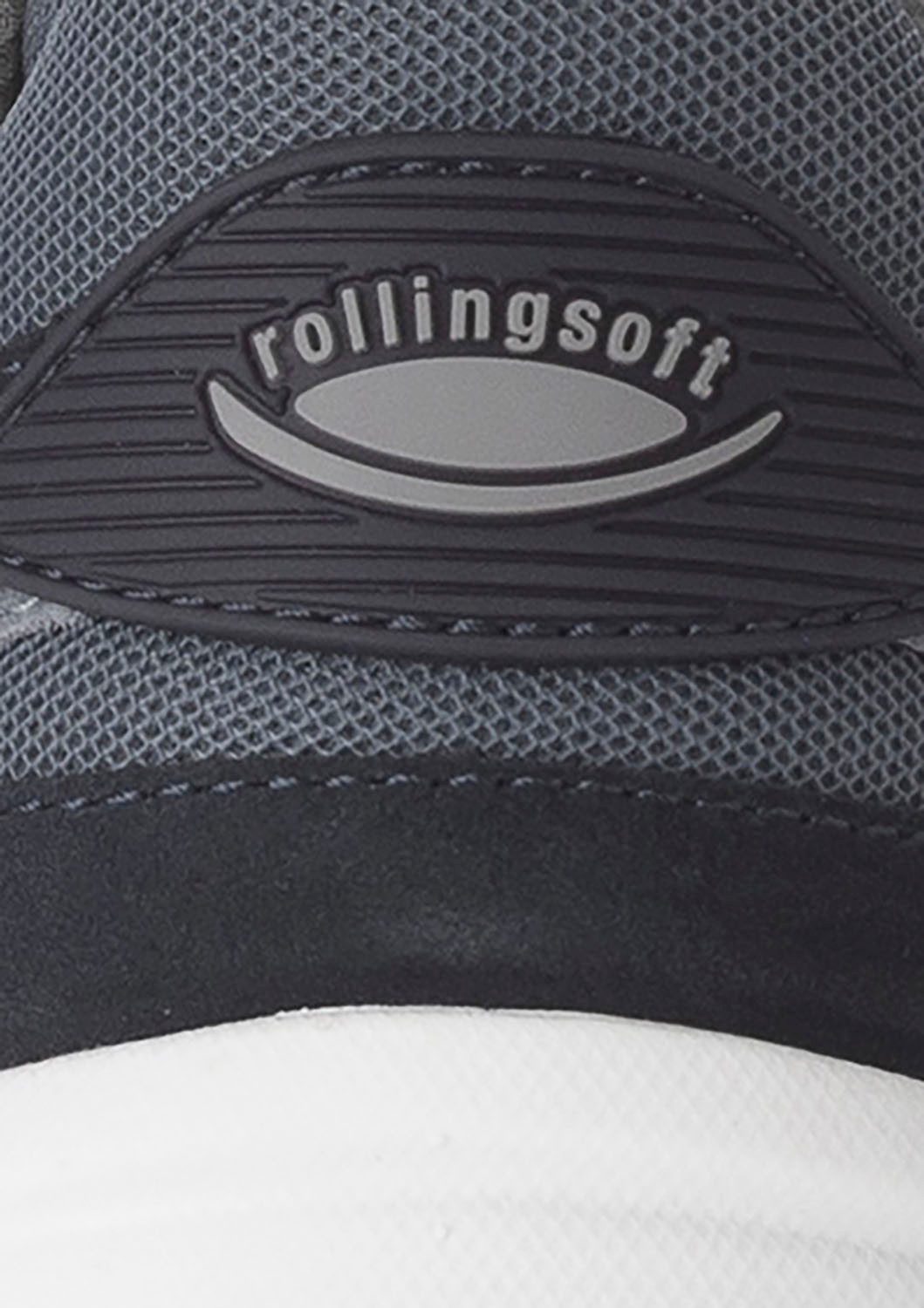 Gabor Rollingsoft Sneakers met sleehak , veterschoen, lage schoen, vrijetijdsschoen, buitenrits, g-breedte