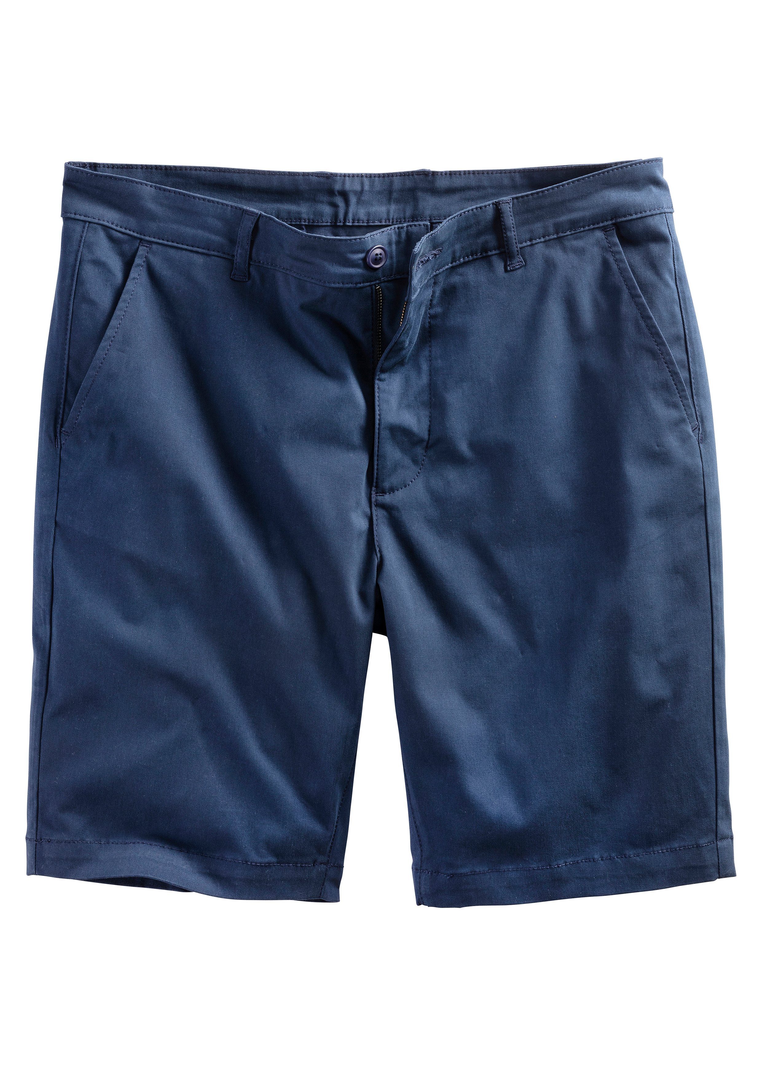 H.I.S Chino-short Regular fit Shorts van elastische katoenkwaliteit