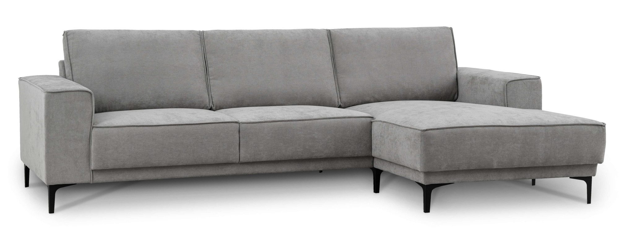 Places of Style Hoekbank Oland, structuur, platweefsel, luxe microvezel, bouclé