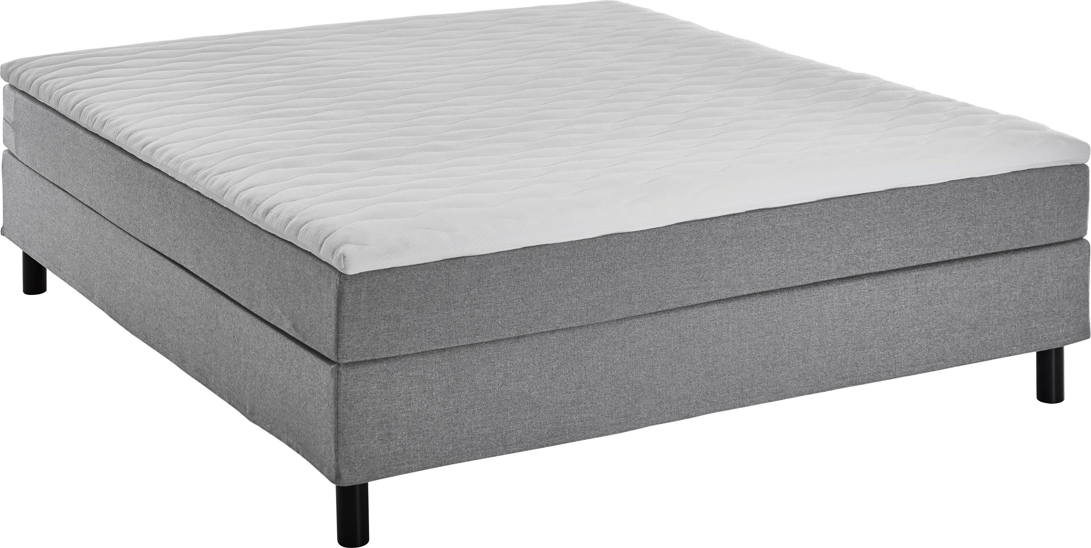 ATLANTIC home collection Boxspring Happy zonder hoofdbord, met topmatras, naar keuze met of zonder beddengoed
