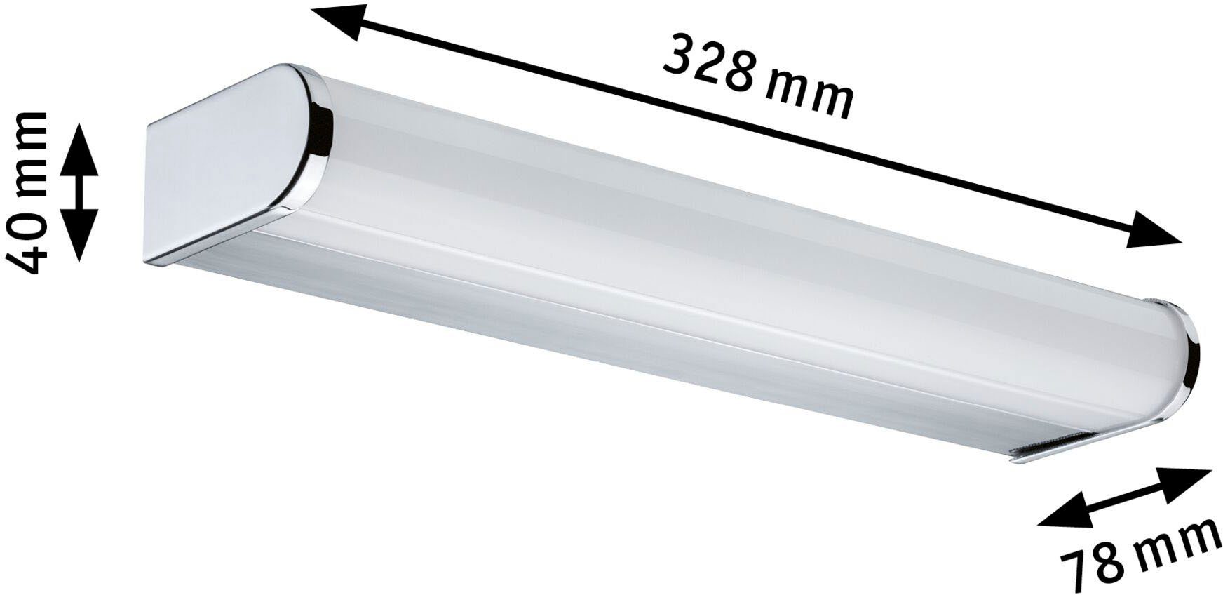 Paulmann Led-wandlamp Spiegelleuchte Arneb IP44 Chroom 6,5W WhiteSwitch 2.700K (1 stuk)