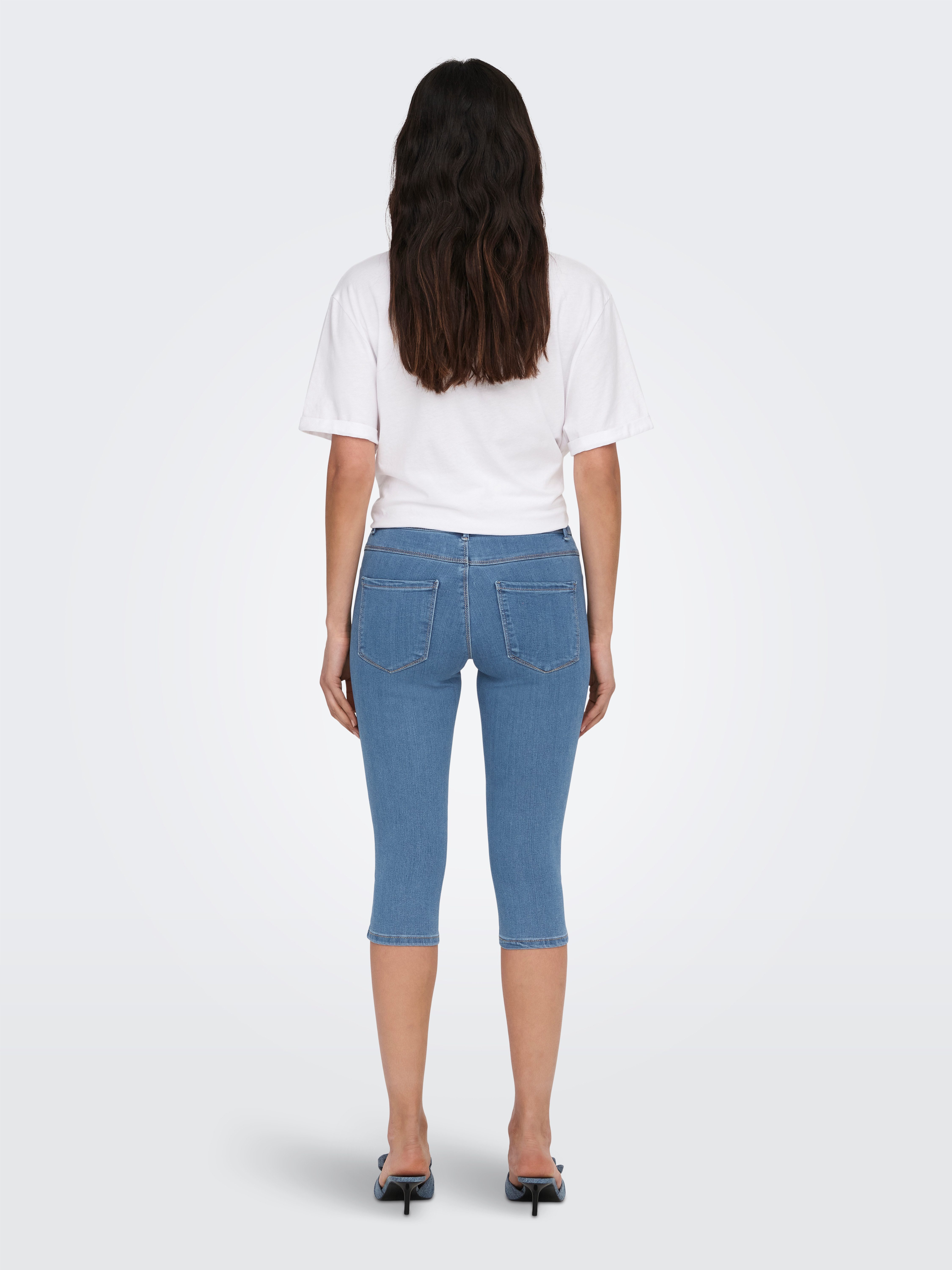 Only Capri jeans ONLRAIN LIFE REG SK KNICKERS DNM NOOS