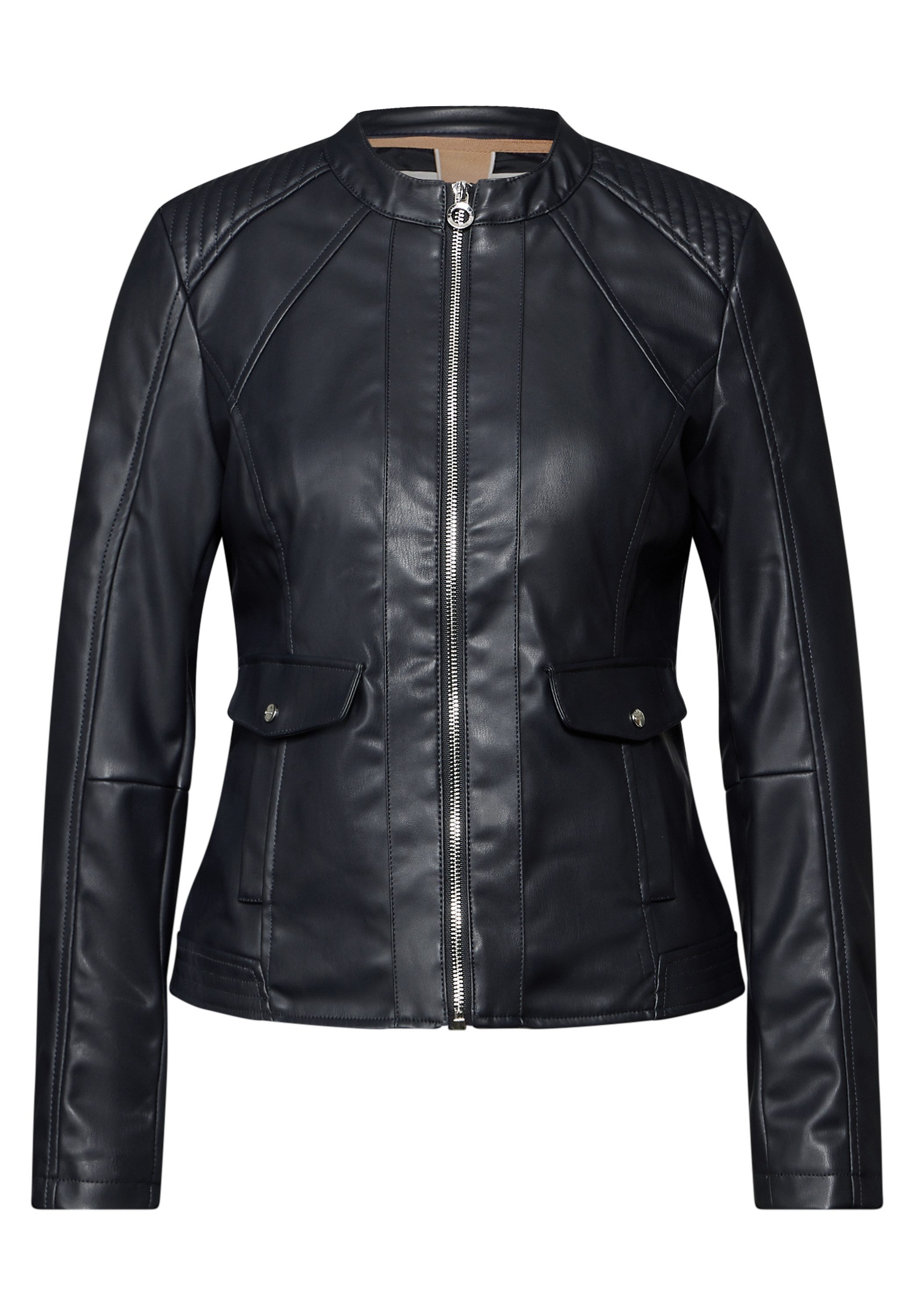 STREET ONE Imitatieleren jack in leer-look
