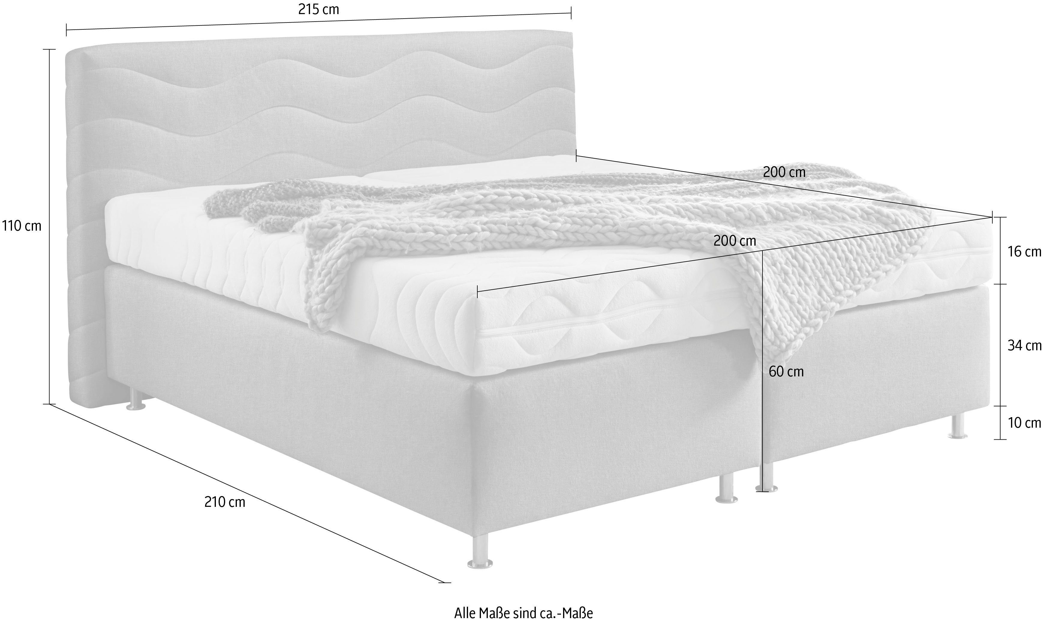 Westfalia Polsterbetten Boxspring Sigma