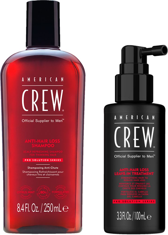 American Crew Haarverzorgingsset Anti-Hair Loss 2 step set - shampoo 250 ml + treatment 100 ml (set,...