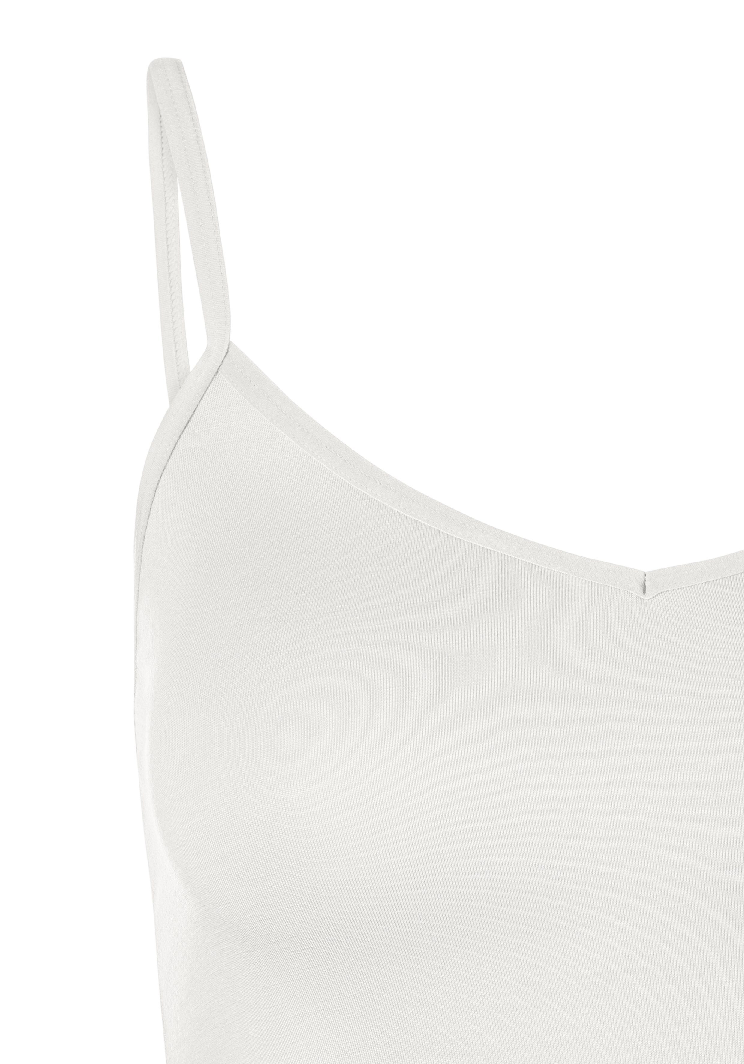Lascana Hemd Spaghettibandjes-top, onderhemd (2 stuks, Set van 2)