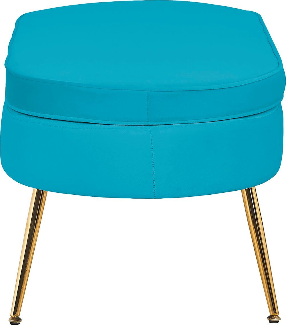 SalesFever Hocker Clam ovaal, breedte 99 cm