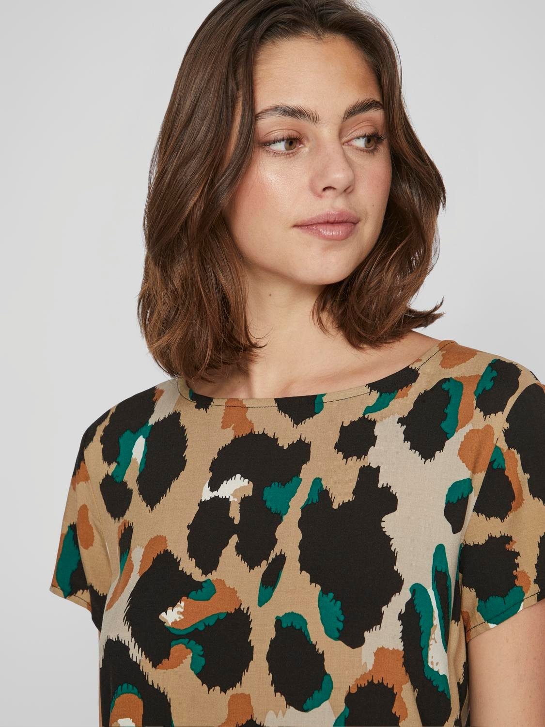 Vila Shirt met korte mouwen VIPAYA S/S TOP - NOOS
