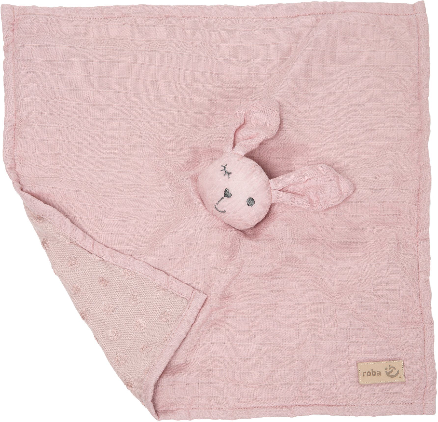 Roba® Knuffeldoek Lil Planet, roze/mauve GOTS made with organic materials, gecertificeerd door BCS 36081