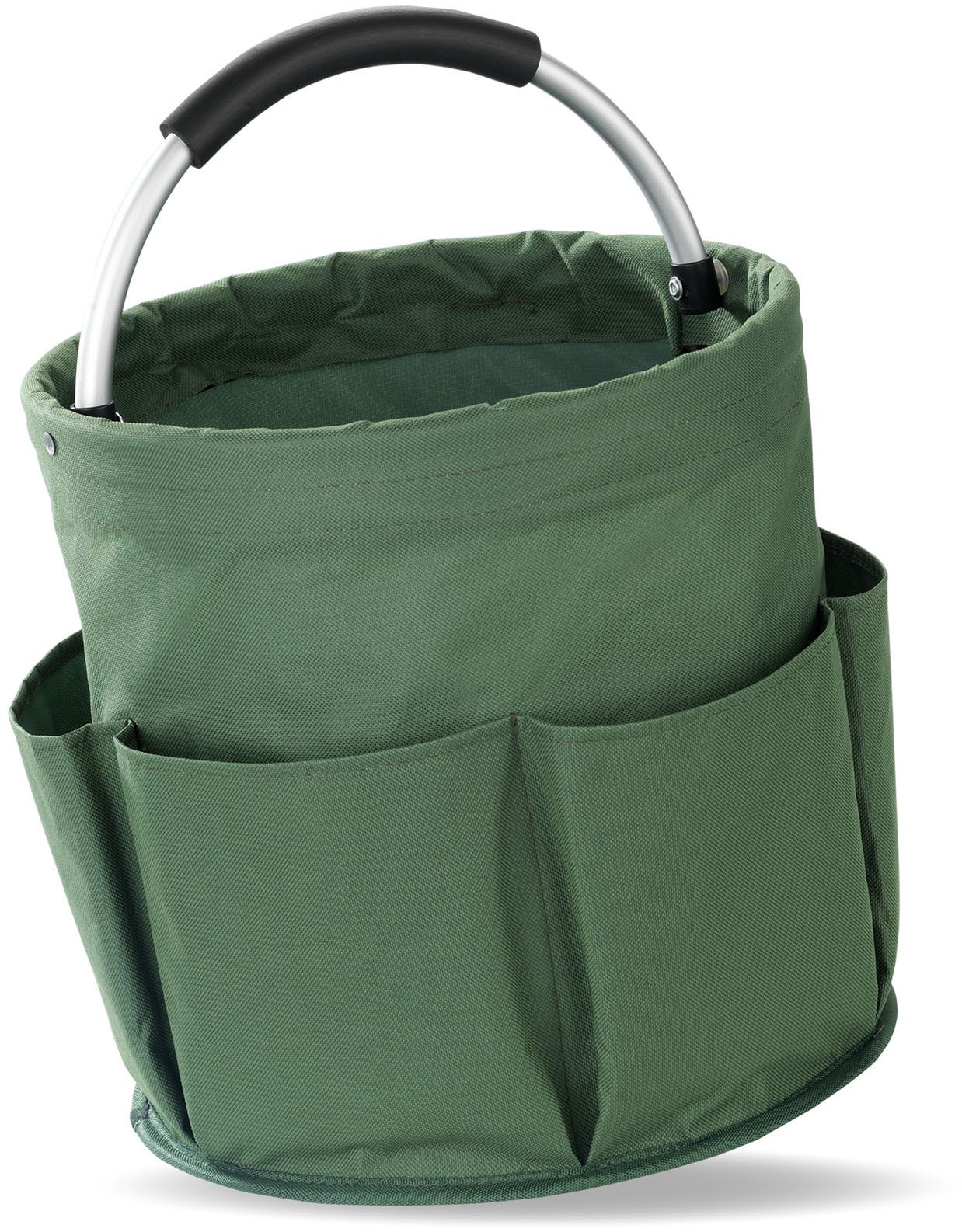 Maximex Organizer Schoonmaak-Caddy Multifunctioneel mand met 6 buitenzakken, ideaal voor huishouden, tuin & kamperen