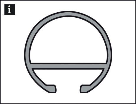 GARDINIA Gordijnroede Rail binnenin I Serie enkelprogramma Chicago Ø 20 mm, zonder accessoires (1 stuk)