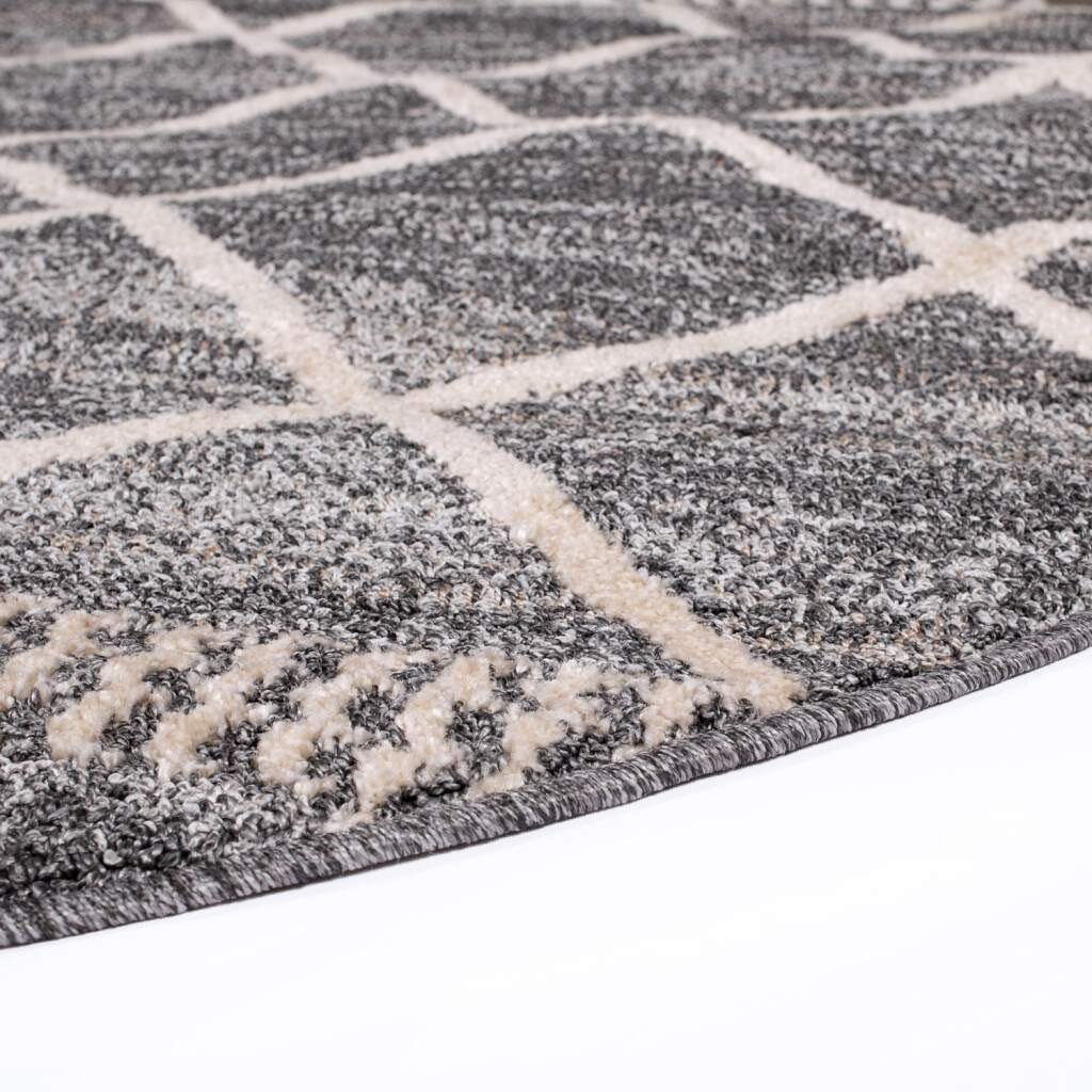 Carpet City Vloerkleed Art 2645 Korte pool, ruiten-look, ideaal voor hal & entree