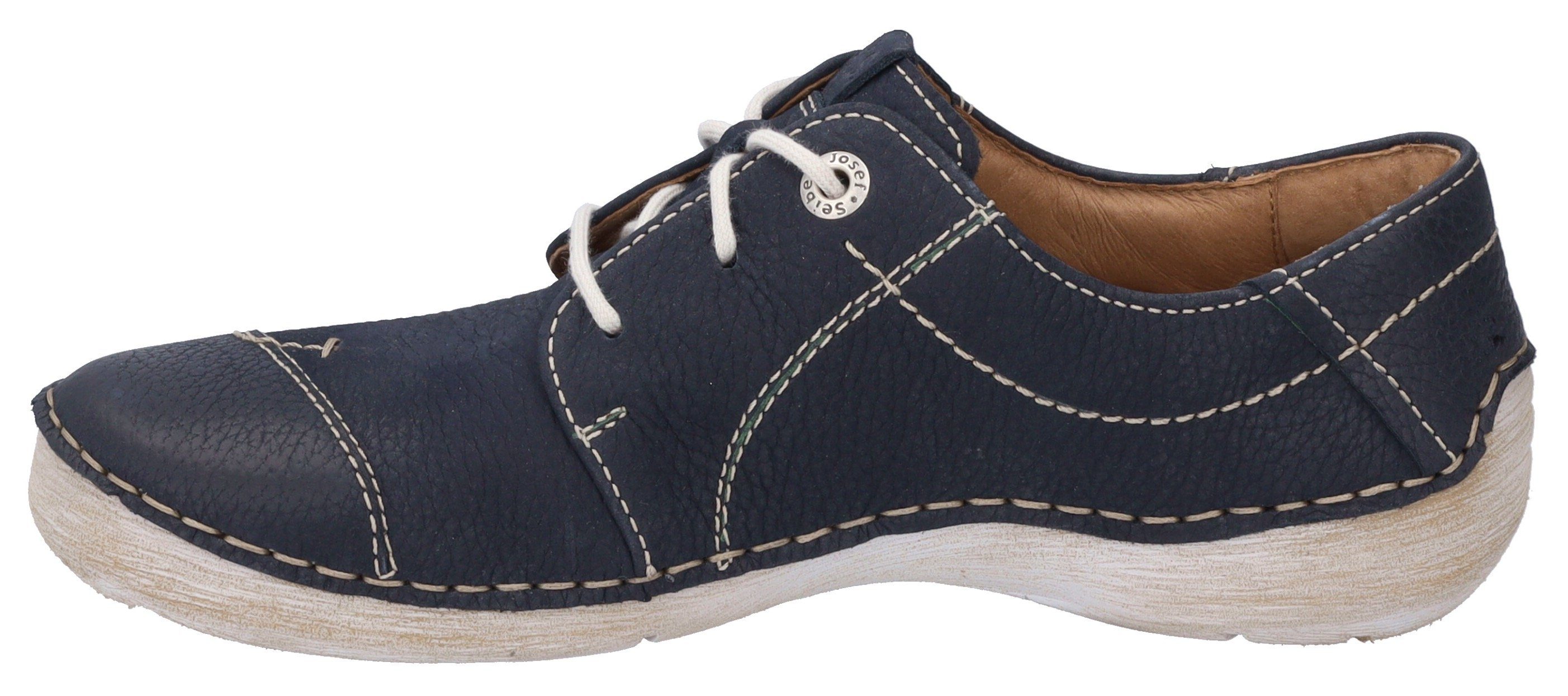 Josef Seibel Veterschoenen Fergey 20 vrijetijdsschoen, lage schoen, veterschoen met leren voering
